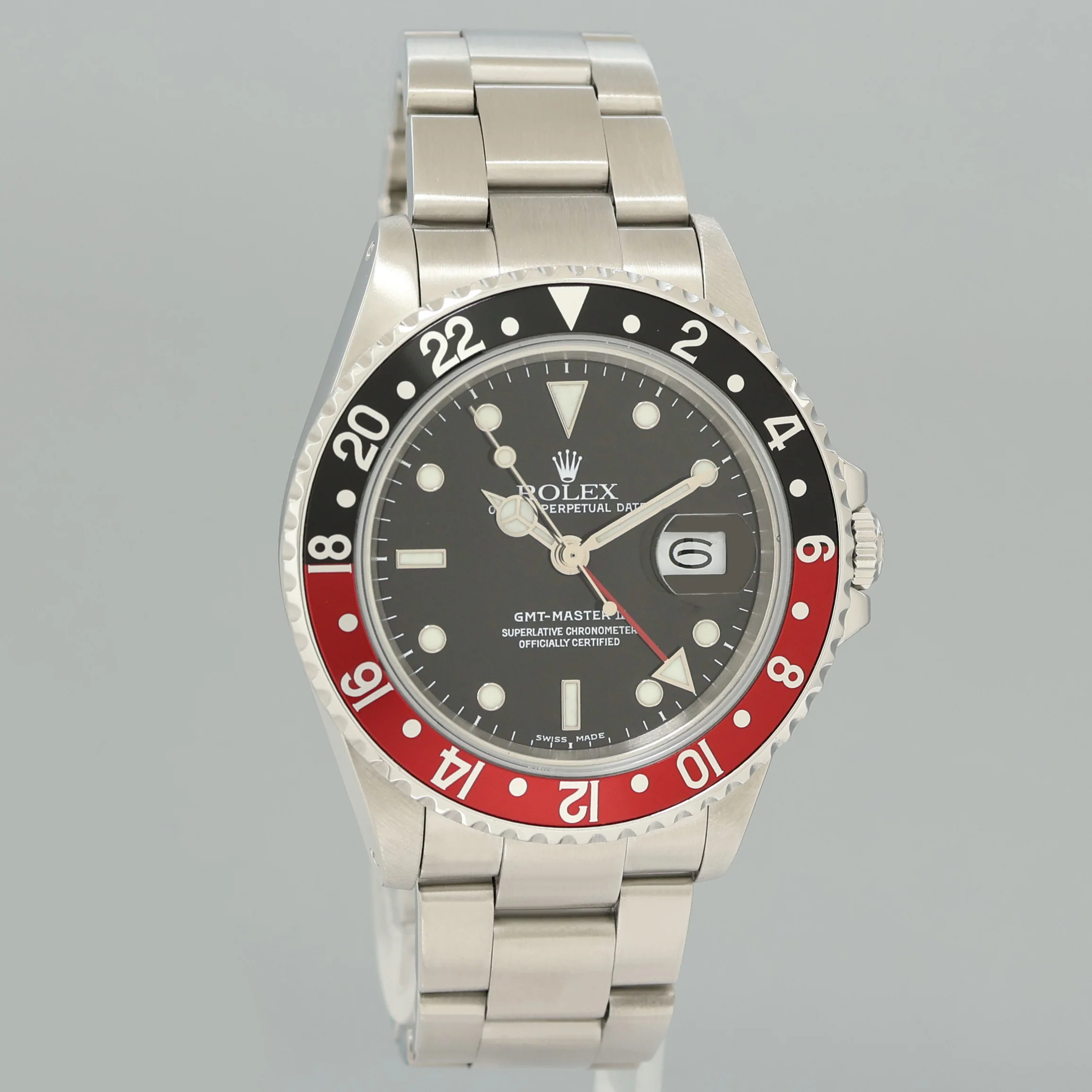 1988 Rolex GMT-Master II 2 Fat Lady Coke Red Steel 16760 40mm Watch Box - Image 3