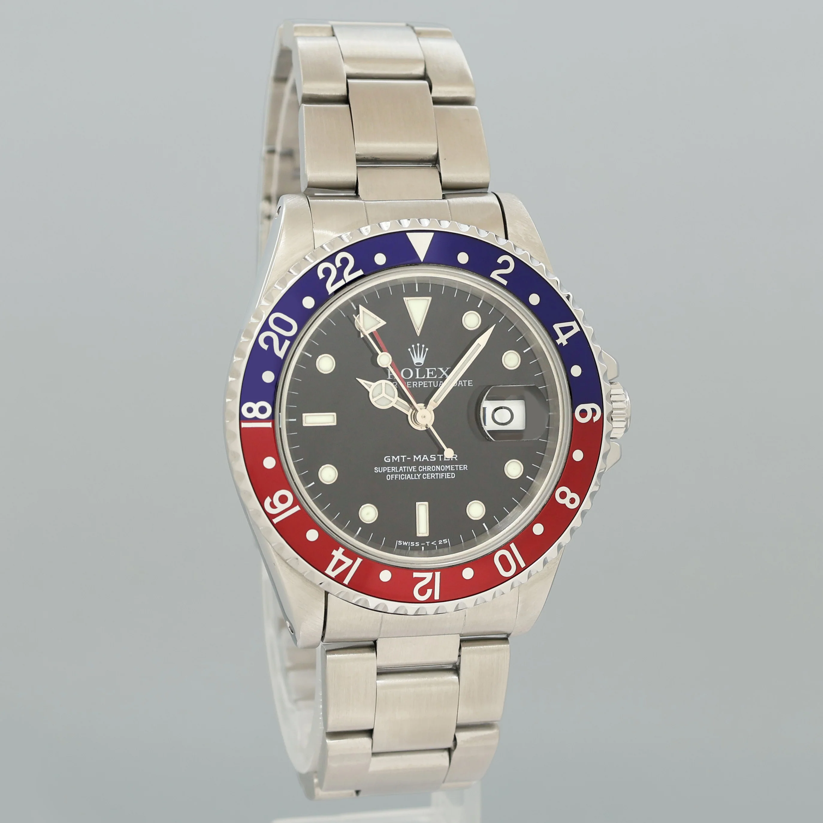 1997 Rolex GMT-Master Pepsi Blue Red 40mm Tritium Steel 16700 Watch Box - Image 3