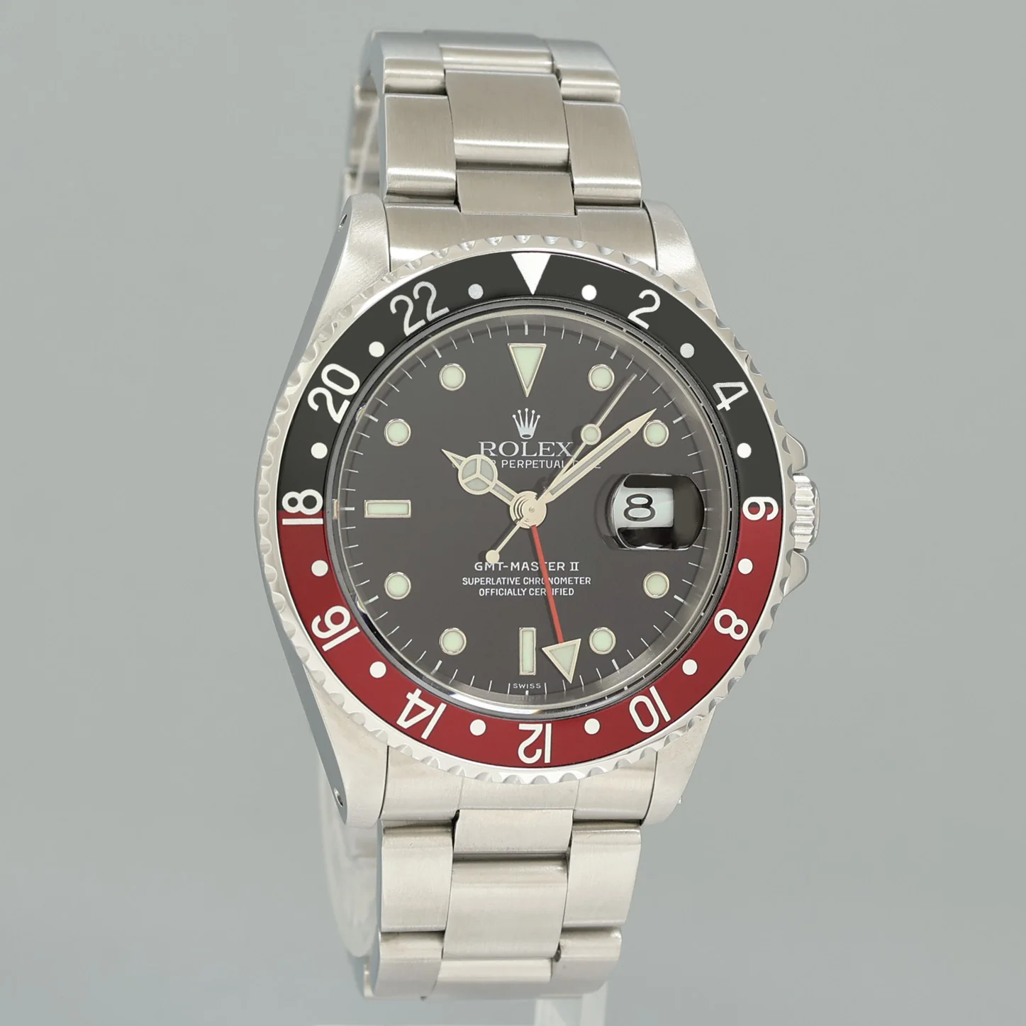 1999 Rolex GMT-Master II Coke Red Black Steel 16710 40mm Watch Box - Image 3