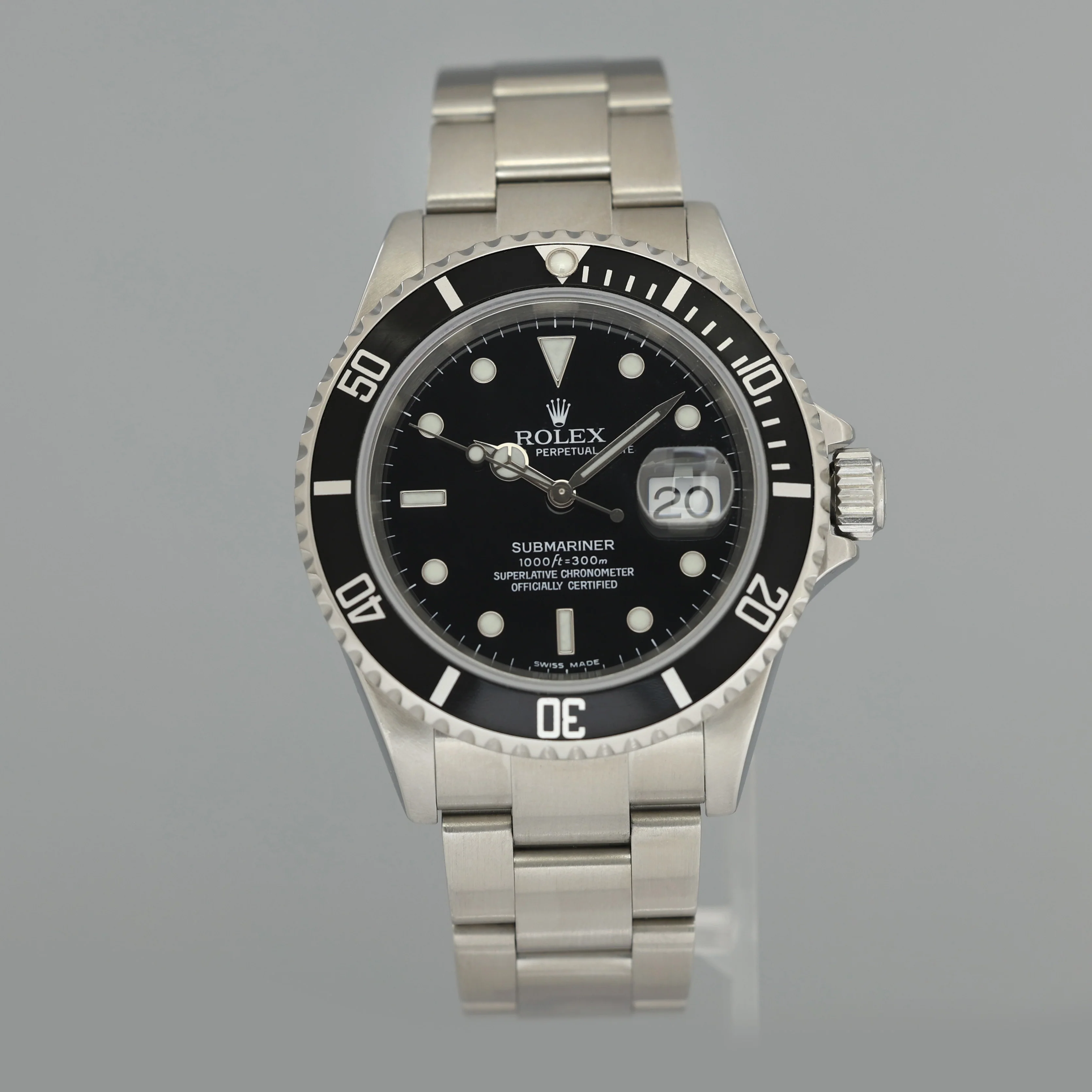 2005 MINT Rolex Submariner Date 16610 Steel Black 40mm Watch Box - Image 2