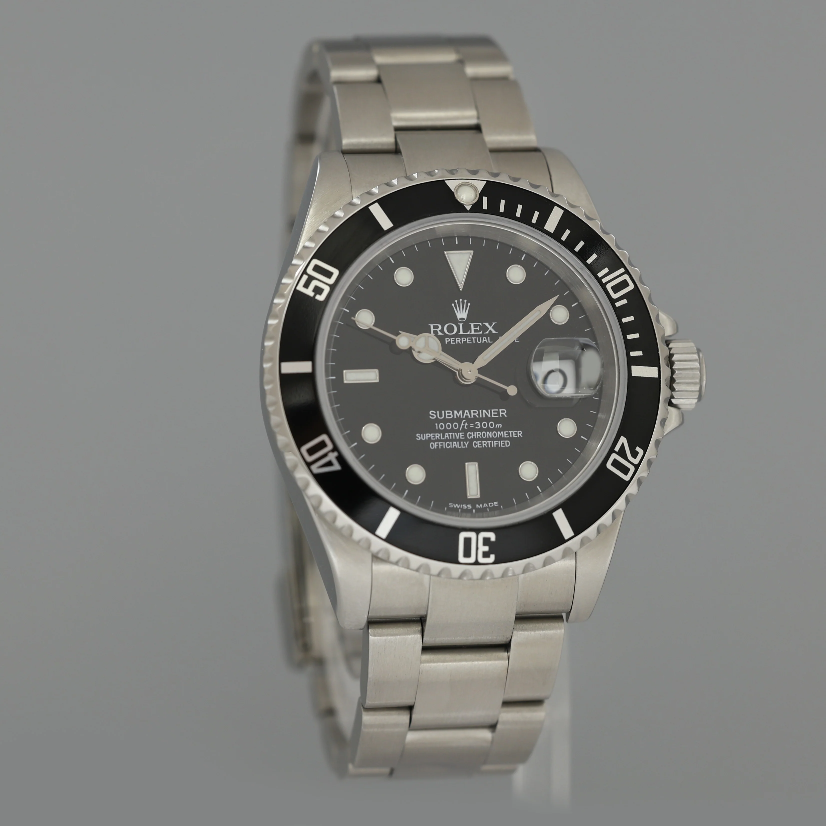 2005 MINT Rolex Submariner Date 16610 Steel Black 40mm Watch Box - Image 3