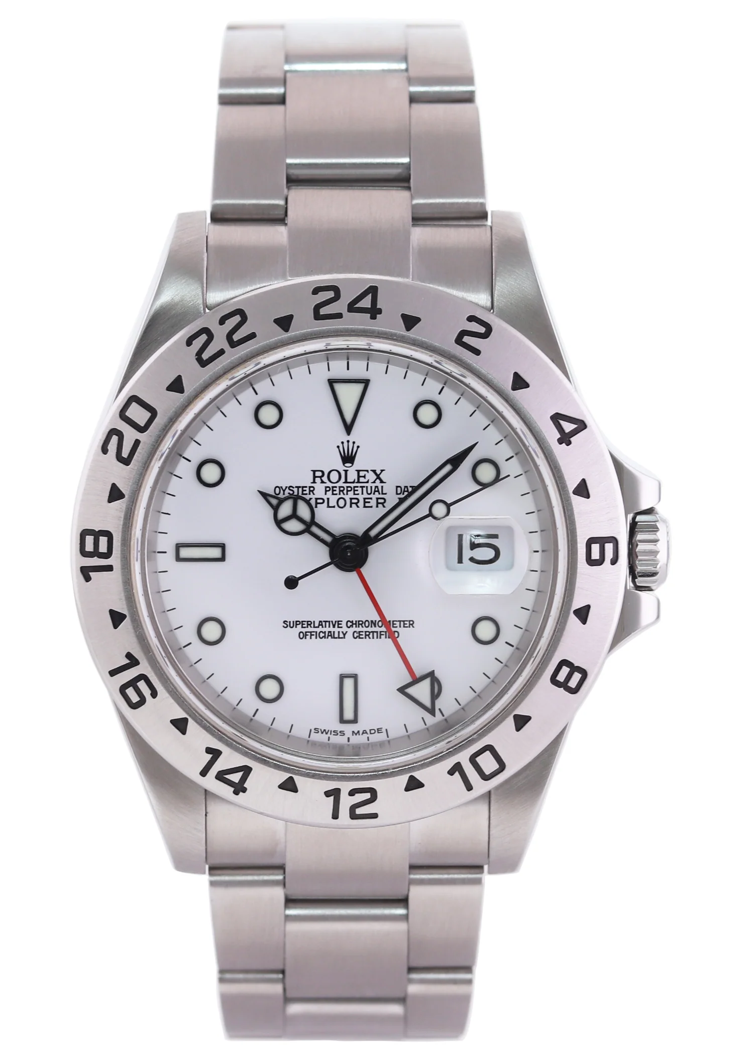 2005 PAPERS MINT Rolex Explorer II White 16570 40mm Polar GMT Watch Box - Image 2