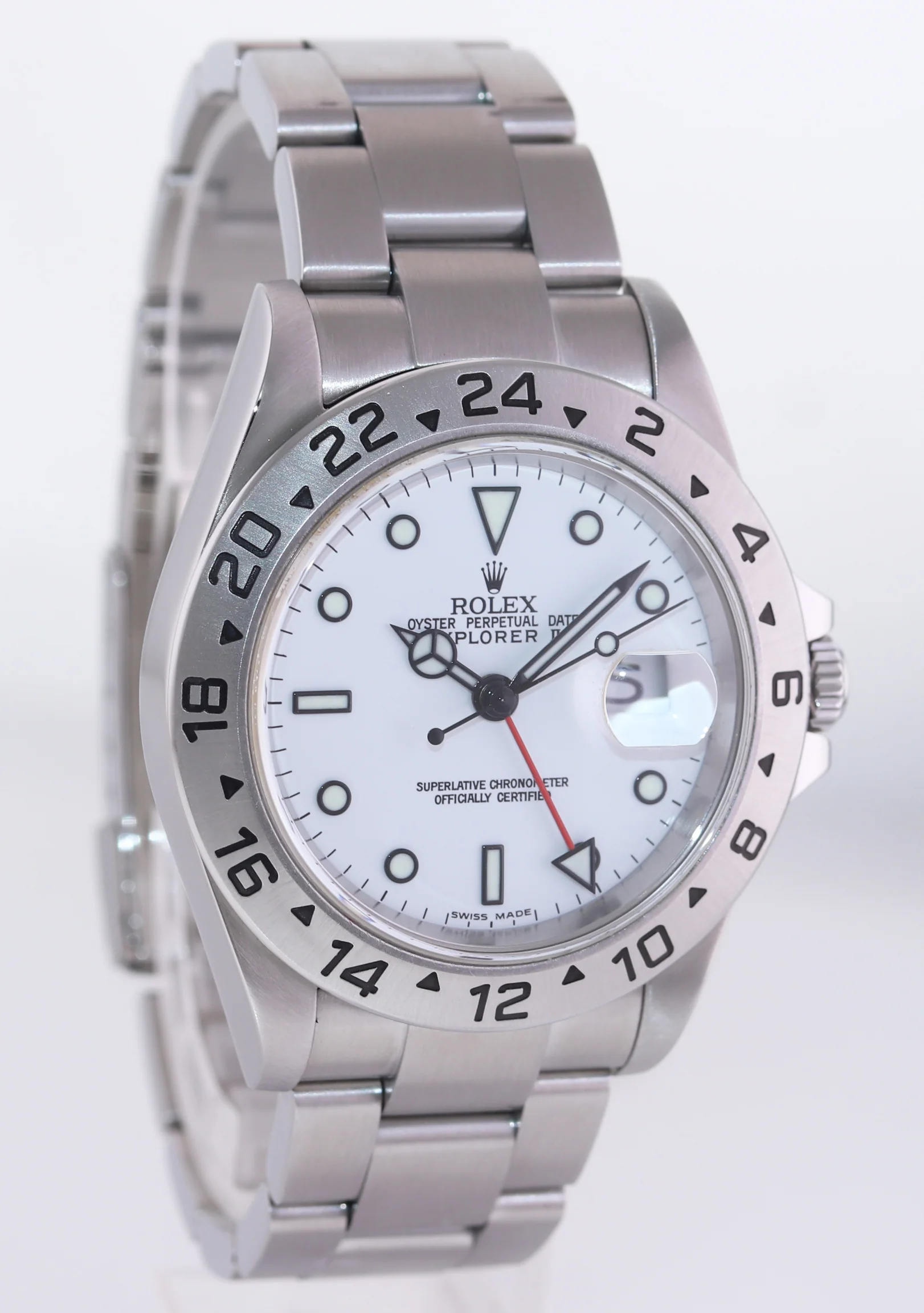 2005 PAPERS MINT Rolex Explorer II White 16570 40mm Polar GMT Watch Box - Image 3