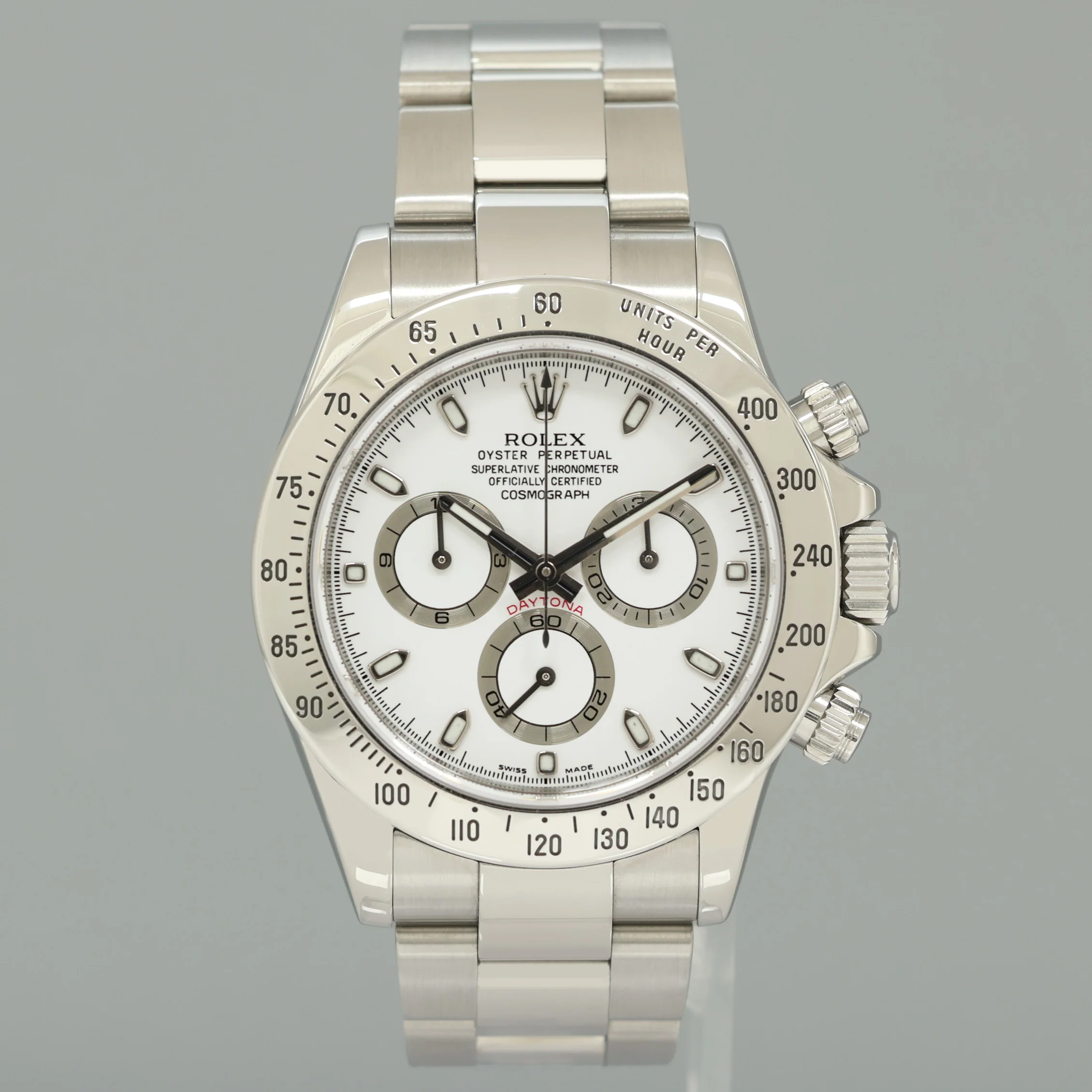 2009 MINT Rolex Daytona 116520 White APH Chronograph Steel 40mm Watch Box - Image 2