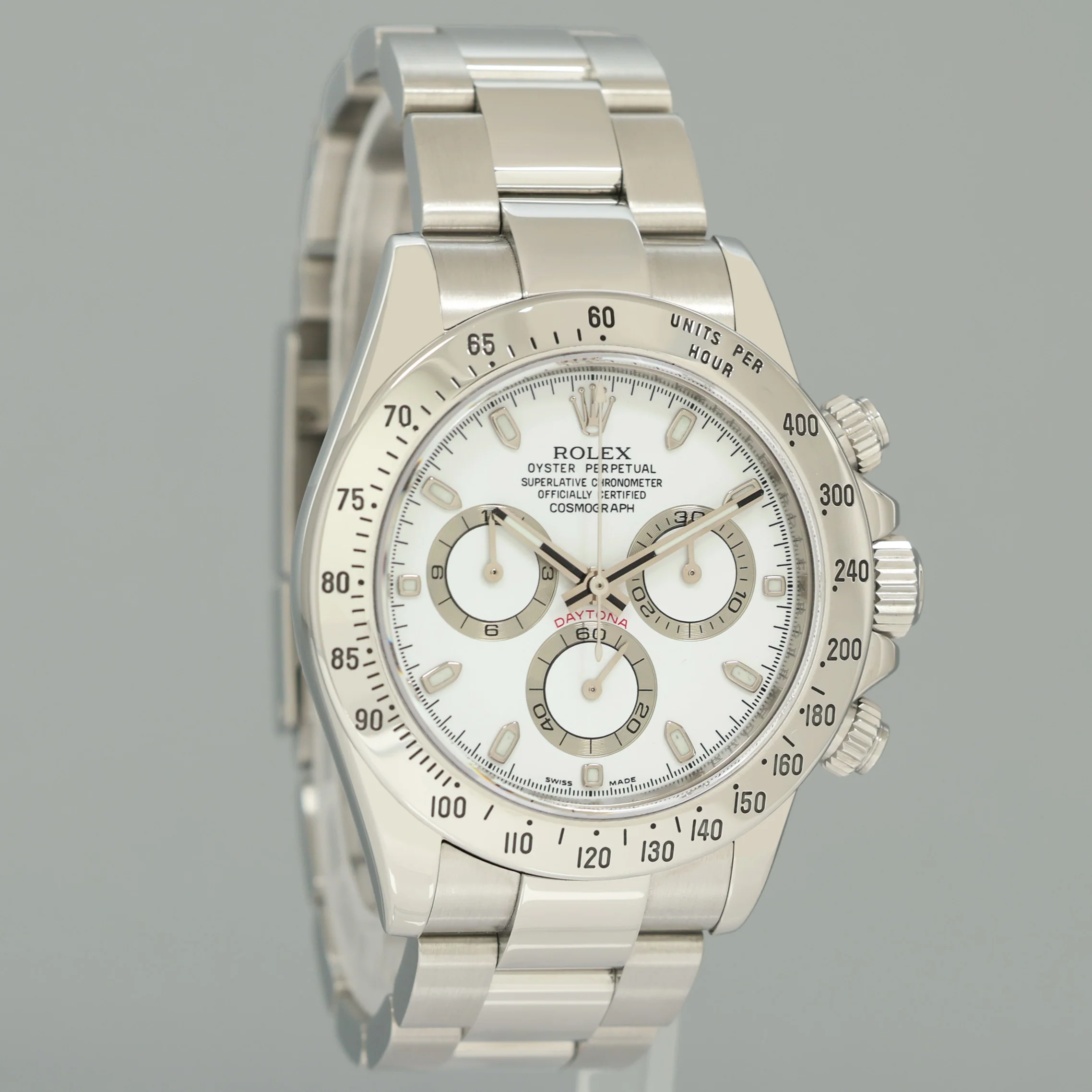 2009 MINT Rolex Daytona 116520 White APH Chronograph Steel 40mm Watch Box - Image 3
