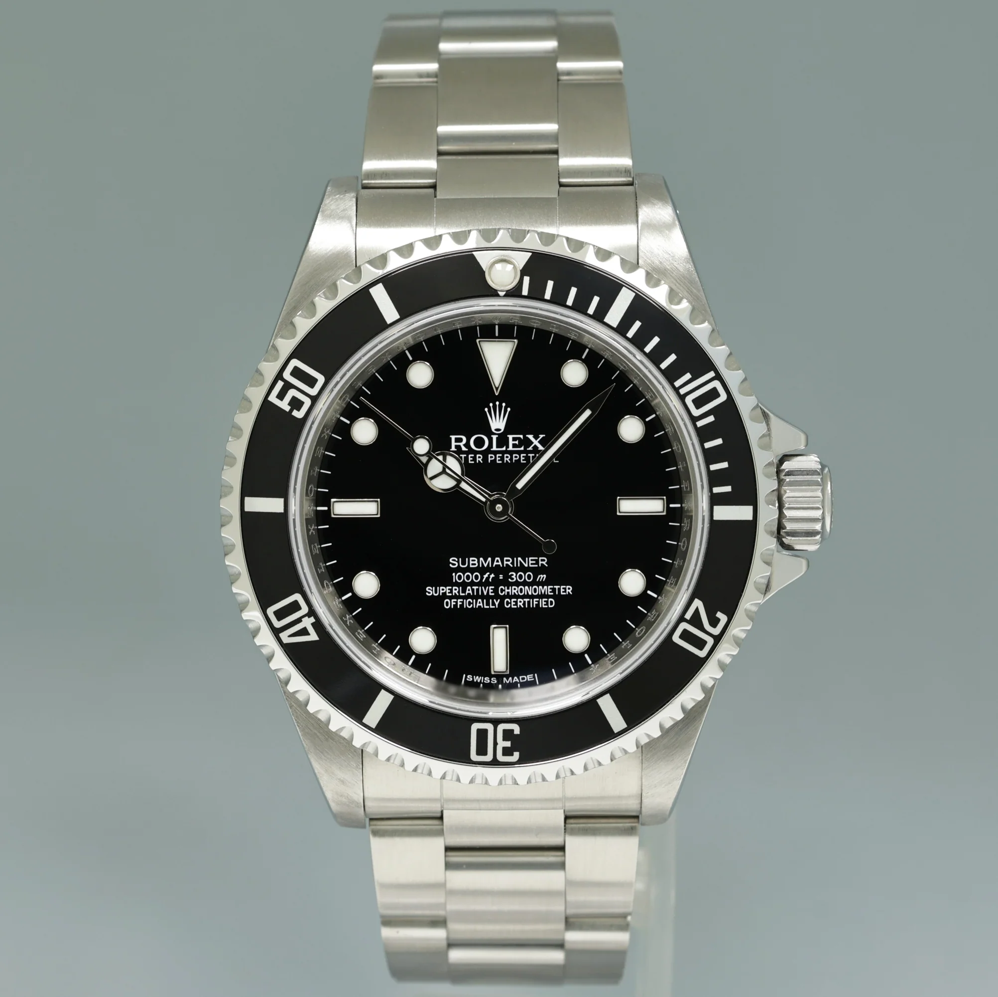 2012 ENGRAVED REHAUT Rolex Submariner No-Date 4 Line 14060M Steel Black Watch Box - Image 2