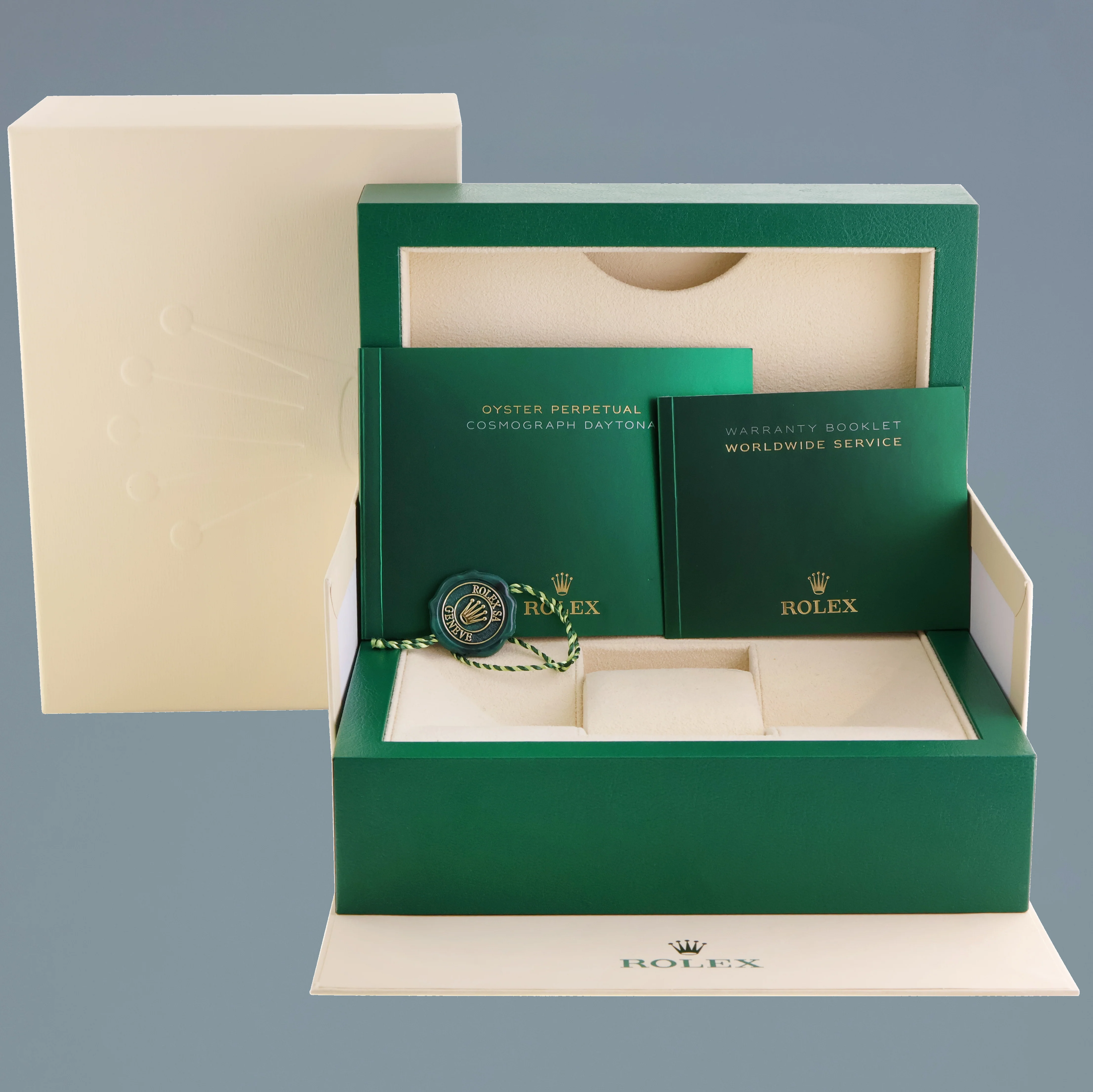 2014 MINT Rolex Daytona 116528 Black Chrono Yellow Gold 40mm Watch Box - Image 7