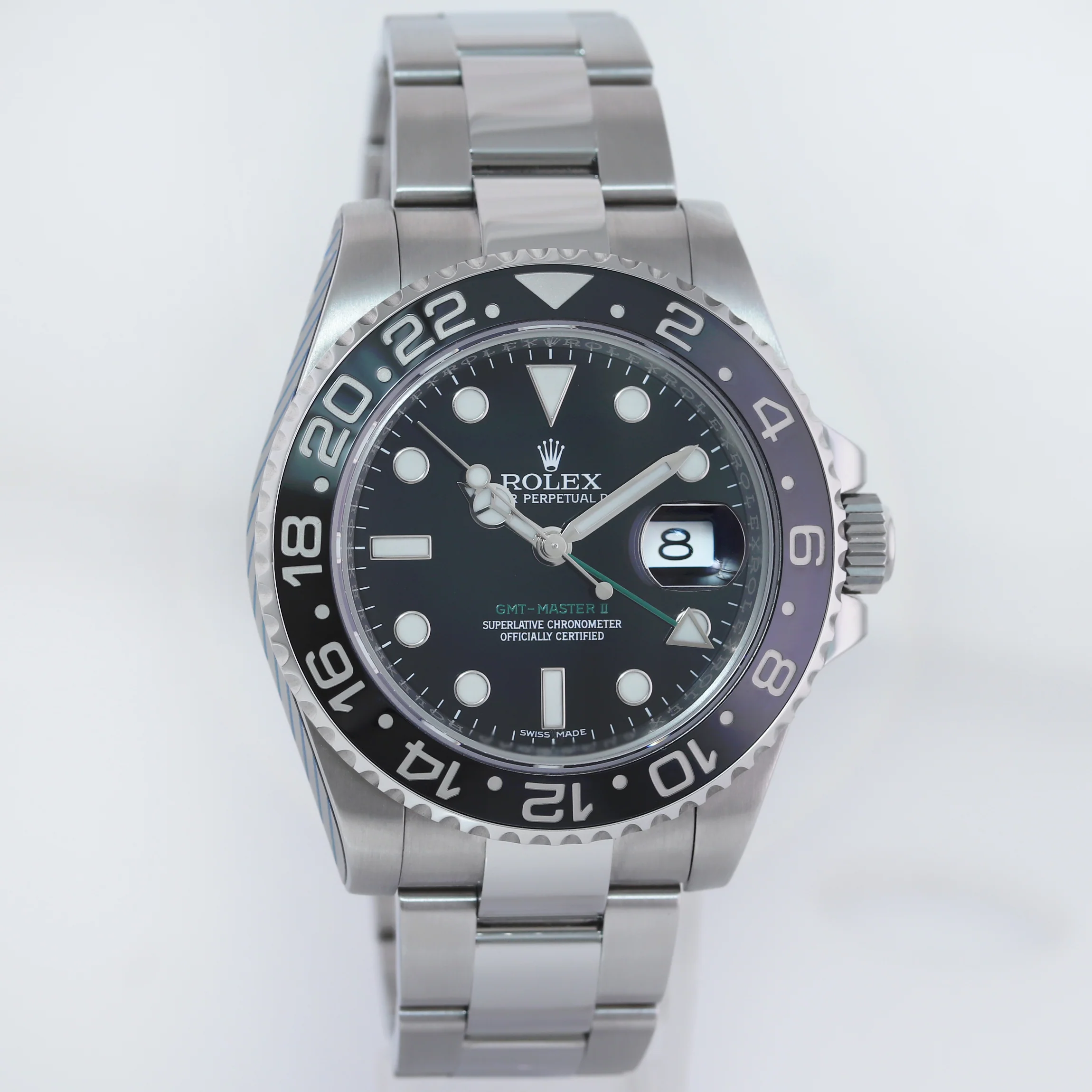 2015 MINT Rolex GMT Master II 116710 LN Steel Ceramic Black 40mm Watch Box - Image 3