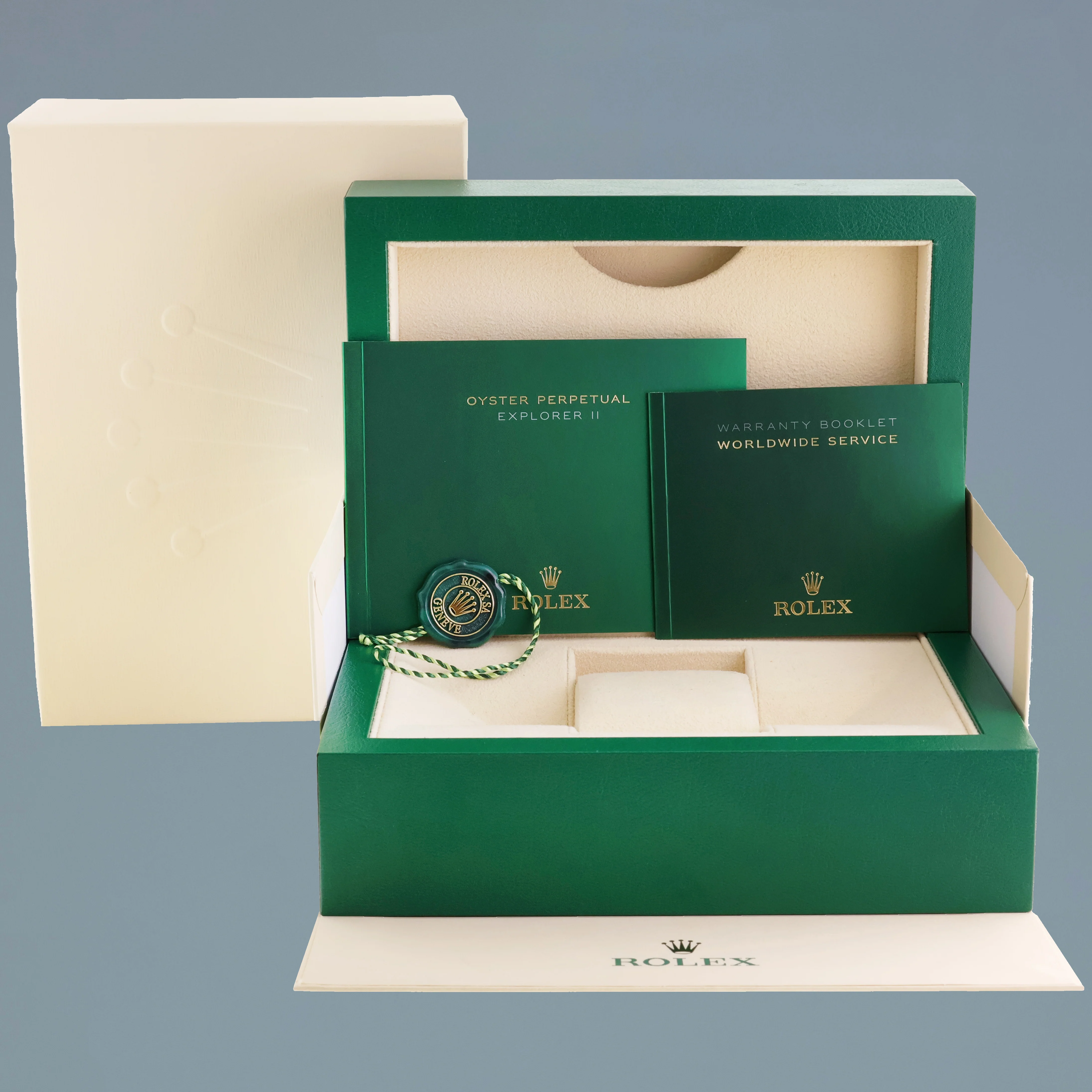 2018 MINT Rolex Explorer II 216570 Polar White Dial Steel 42mm Watch Box - Image 7