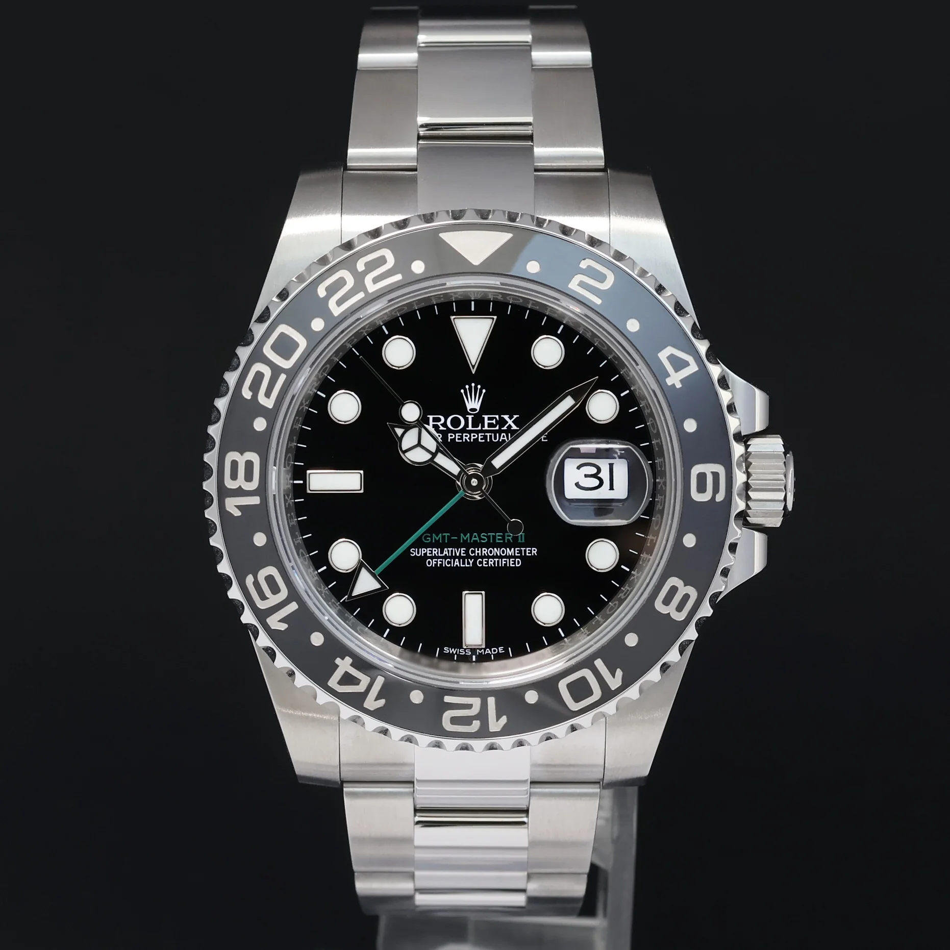 2018 MINT PAPERS Rolex GMT Master II 116710LN Steel Ceramic Black 40mm Watch Box - Image 2