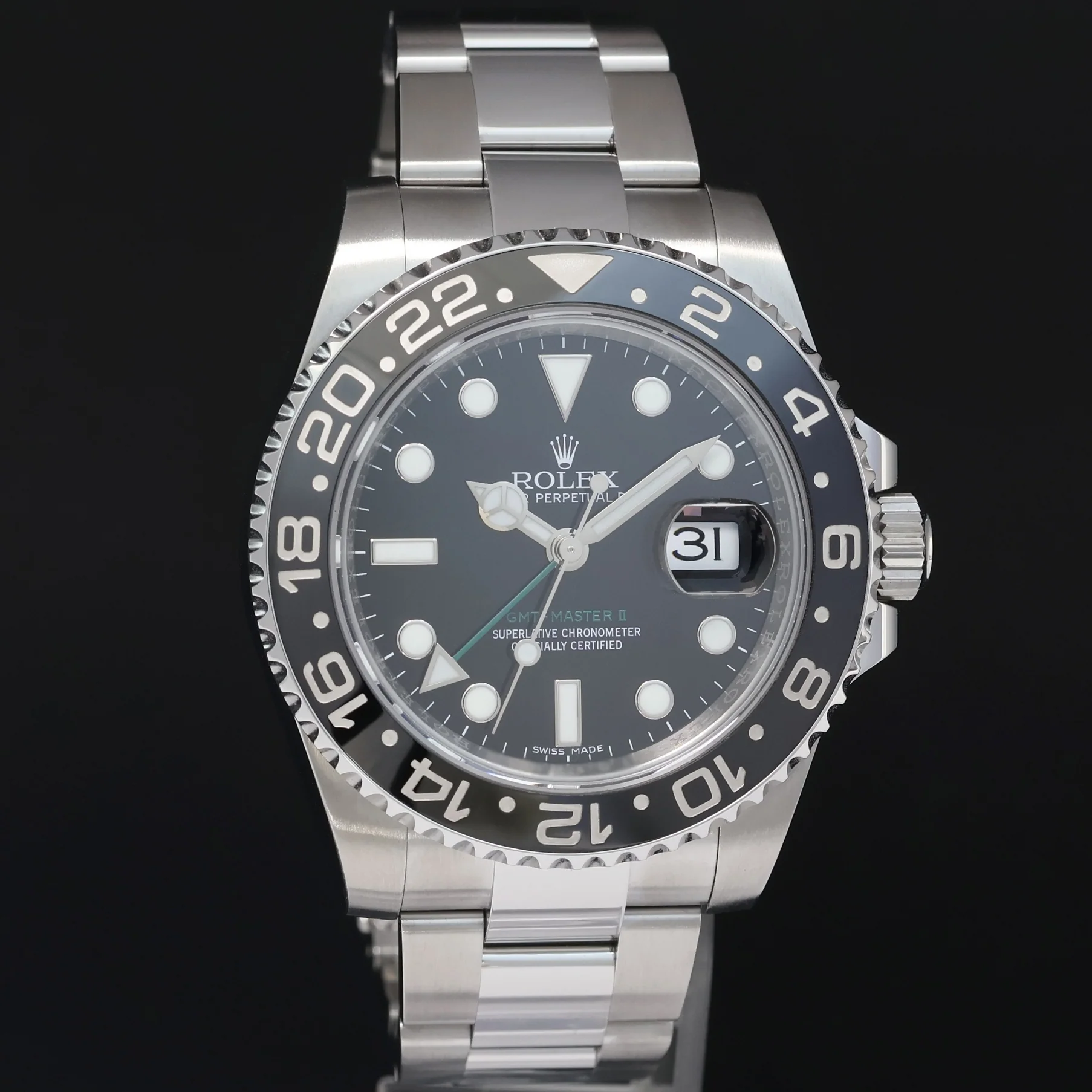 2018 MINT PAPERS Rolex GMT Master II 116710LN Steel Ceramic Black 40mm Watch Box - Image 3