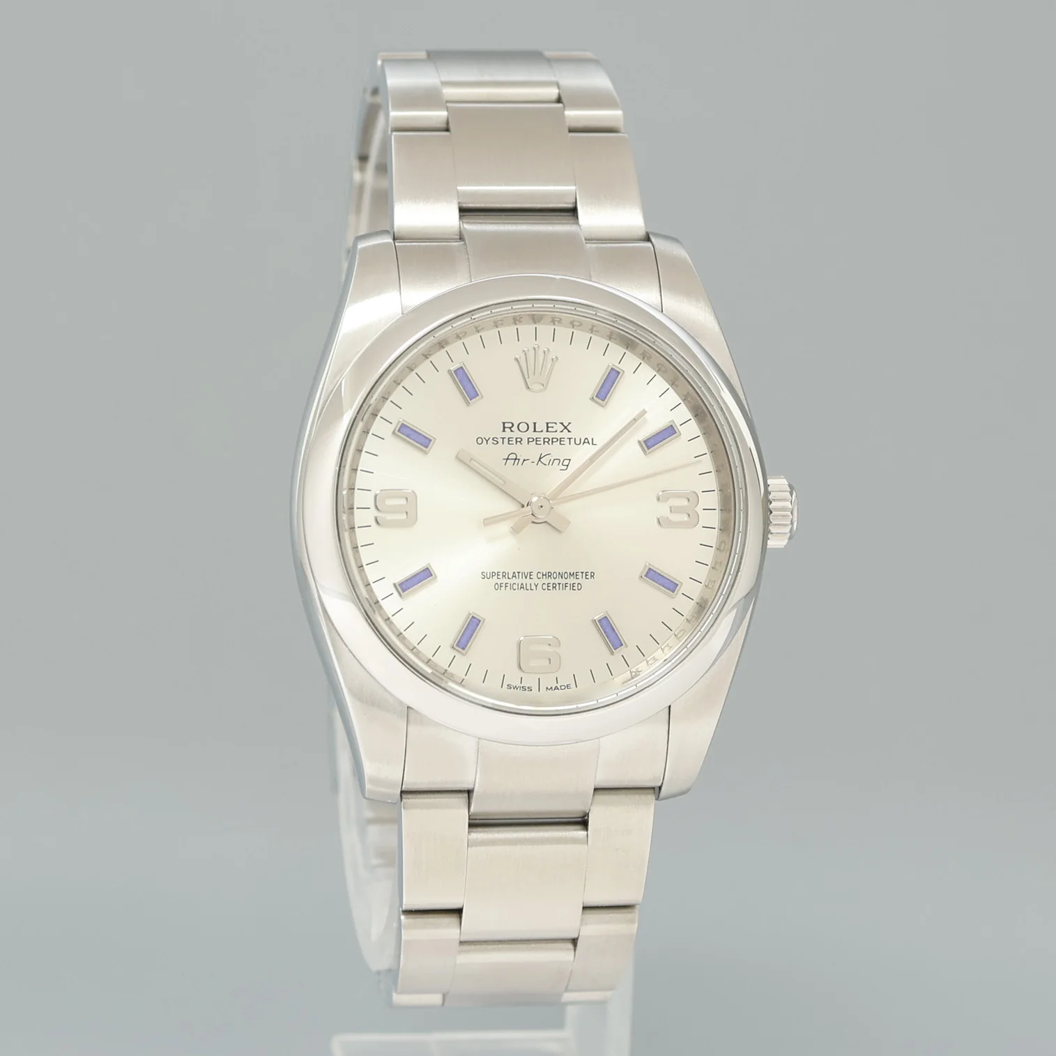 2019 PAPERS MINT Rolex Air-King Oyster Perpetual 34mm Green Oyster 114200 Watch Box - Image 3