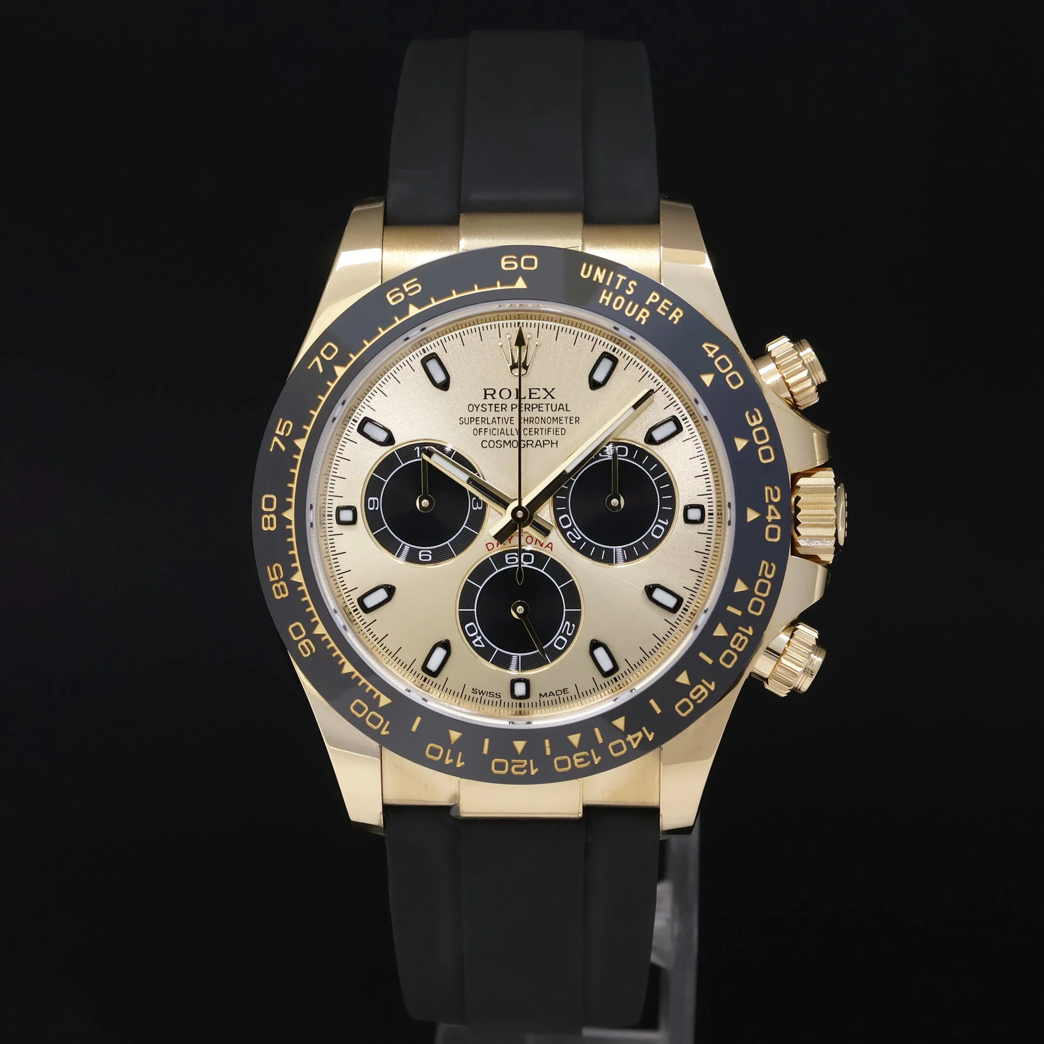 2021 MINT Rolex Daytona 116518LN Yellow Gold Pikachu Ceramic Watch Box - Image 2