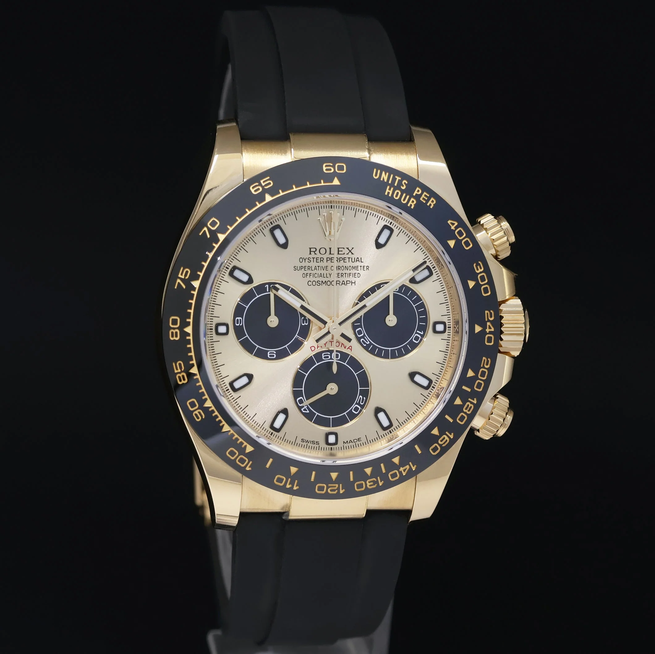 2021 MINT Rolex Daytona 116518LN Yellow Gold Pikachu Ceramic Watch Box - Image 3