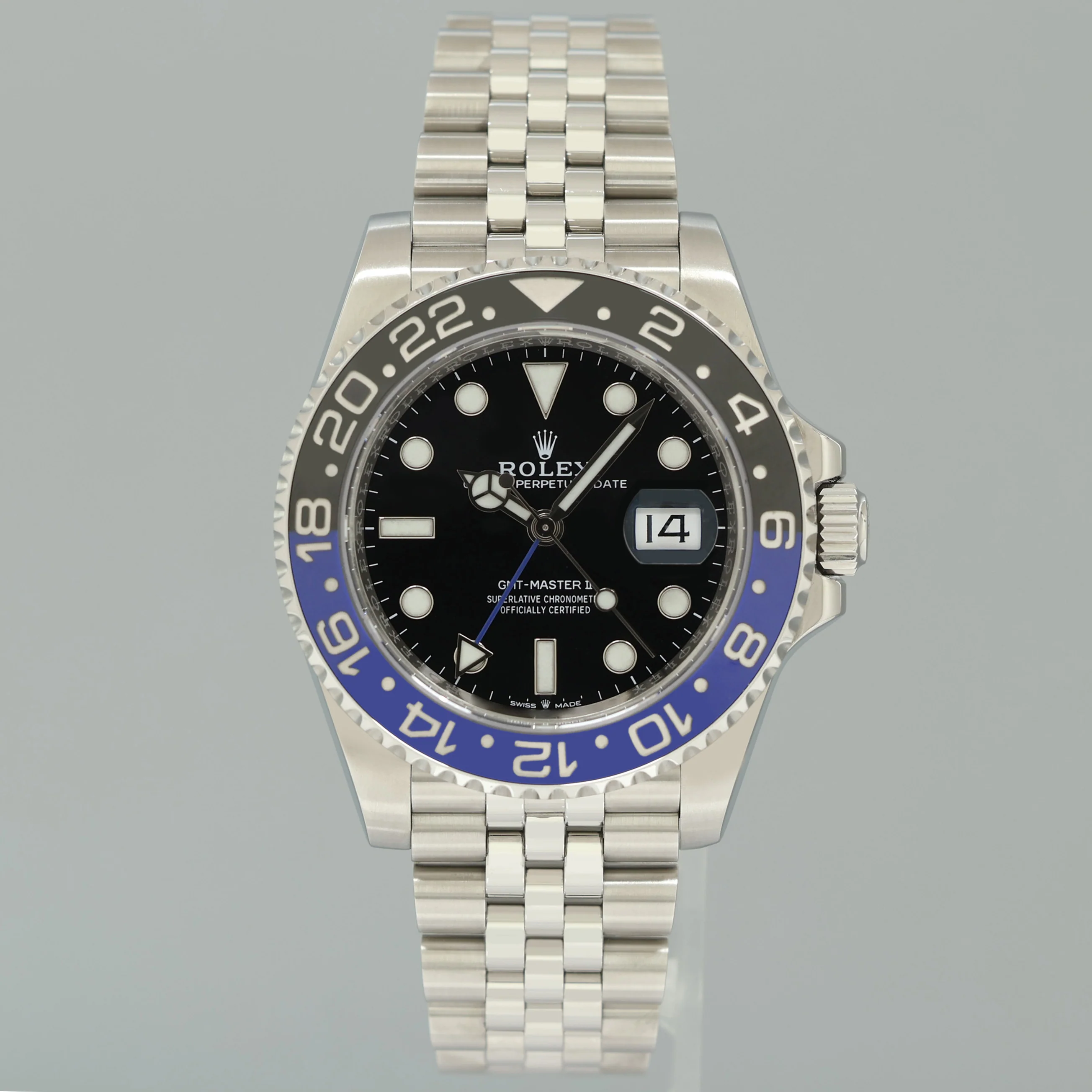 2021 MINT Rolex GMT Master II Batman Blue Jubilee Ceramic 126710BLNR Watch Box - Image 2