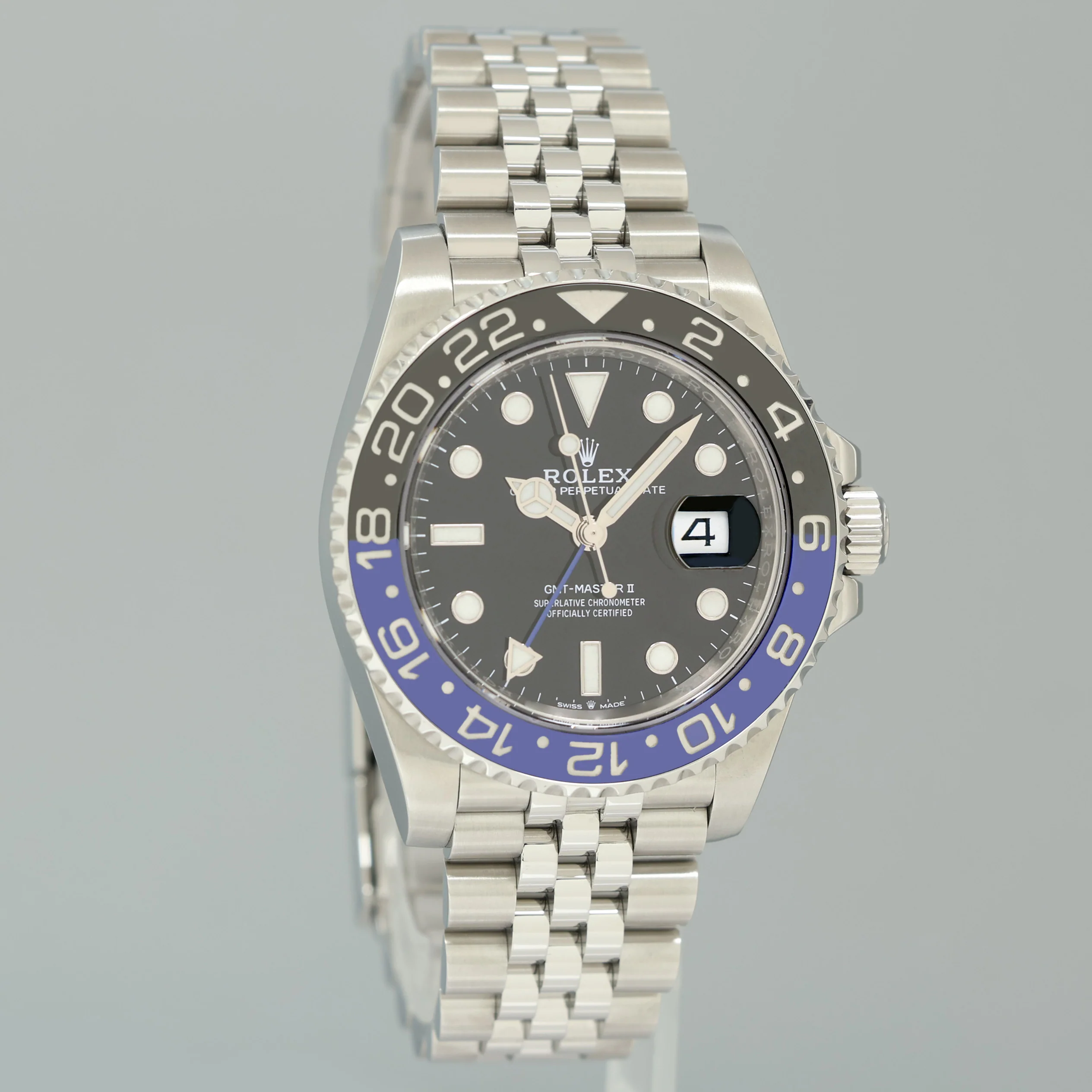 2021 MINT Rolex GMT Master II Batman Blue Jubilee Ceramic 126710BLNR Watch Box - Image 3