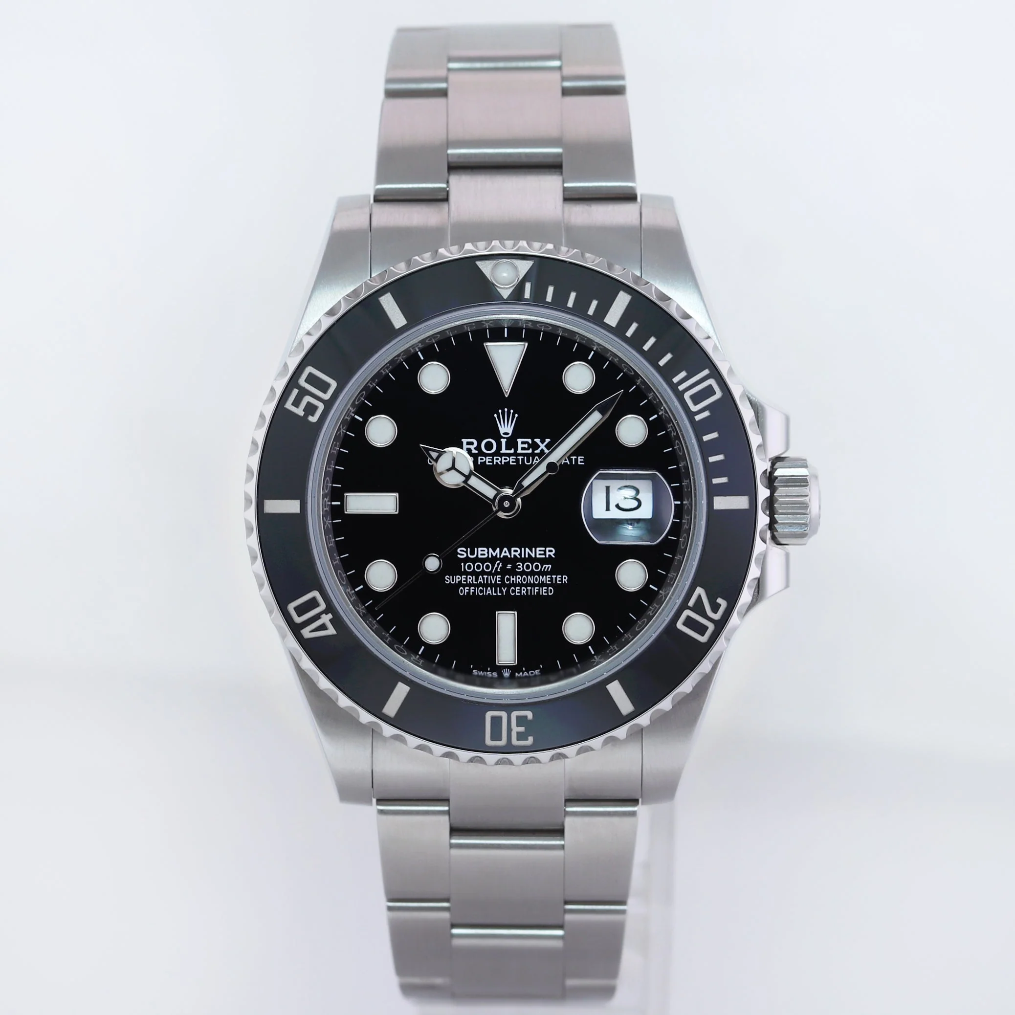 2023 NEW PAPERS Rolex Submariner 41mm Black Ceramic 126610LN Watch Box - Image 2