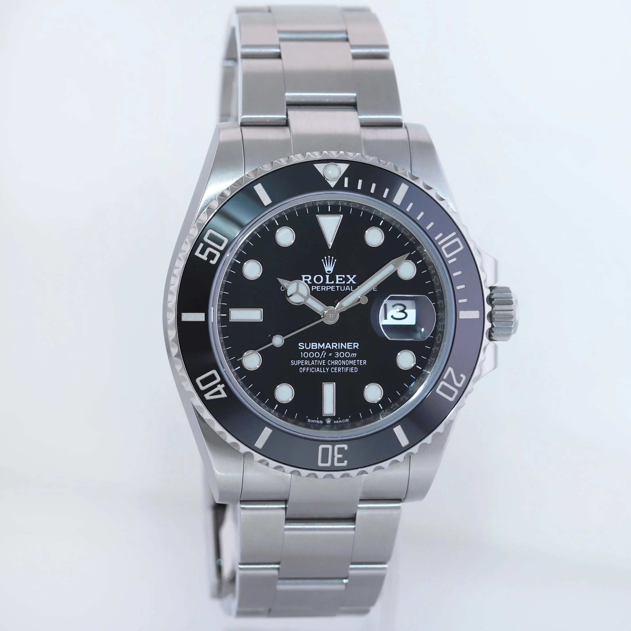 2023 NEW PAPERS Rolex Submariner 41mm Black Ceramic 126610LN Watch Box - Image 3