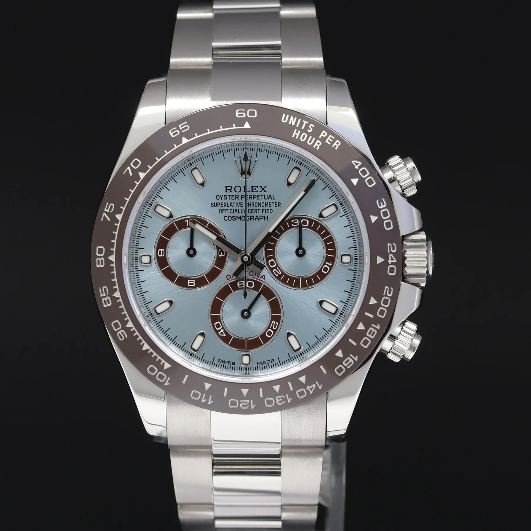 2022 NEW PAPERS Rolex Daytona 116506 Platinum Glacier Blue 40mm Watch Box - Image 2
