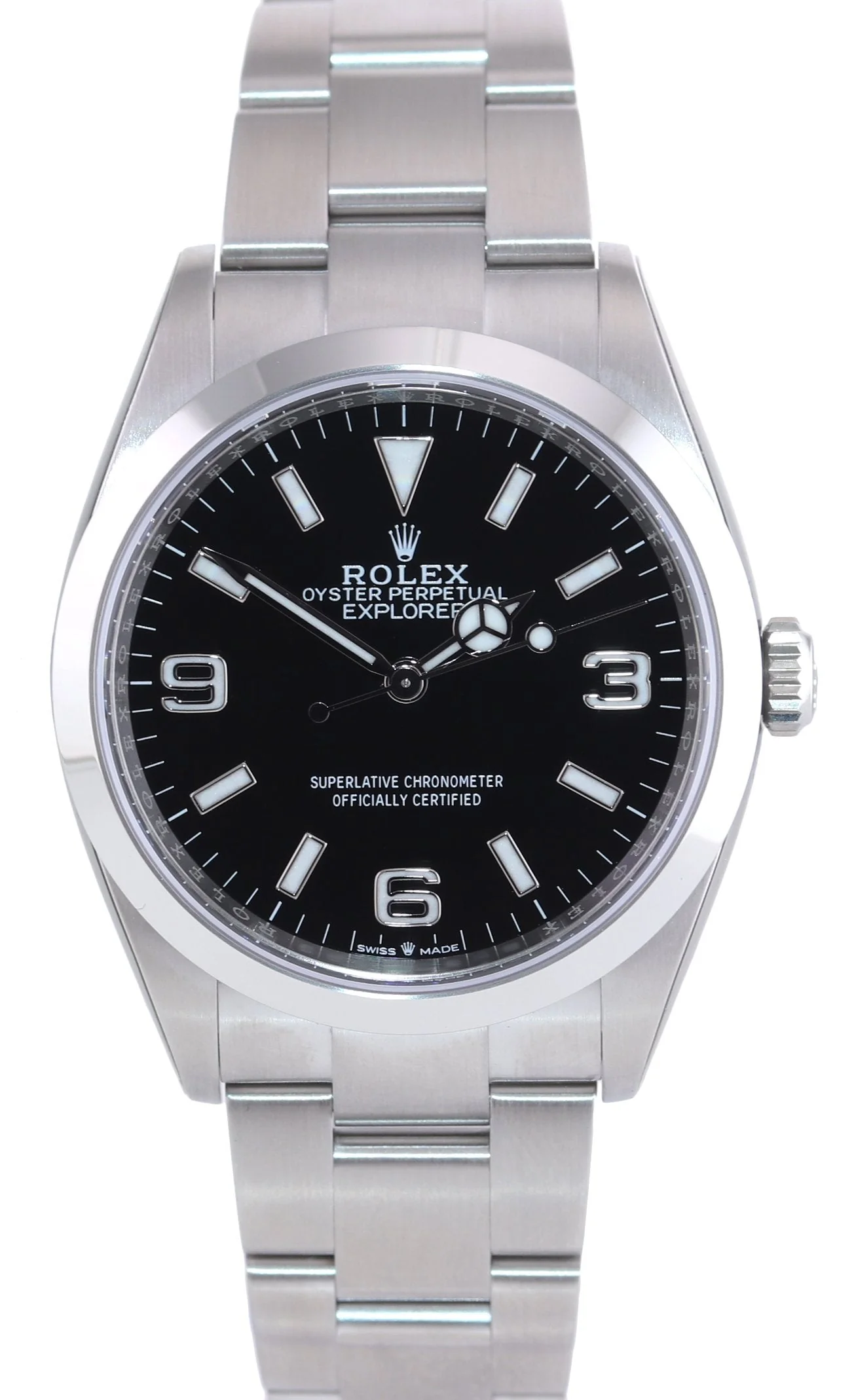 2022 NEW PAPERS Rolex Explorer Black Oyster Steel 36mm 124270 Watch Box - Image 2