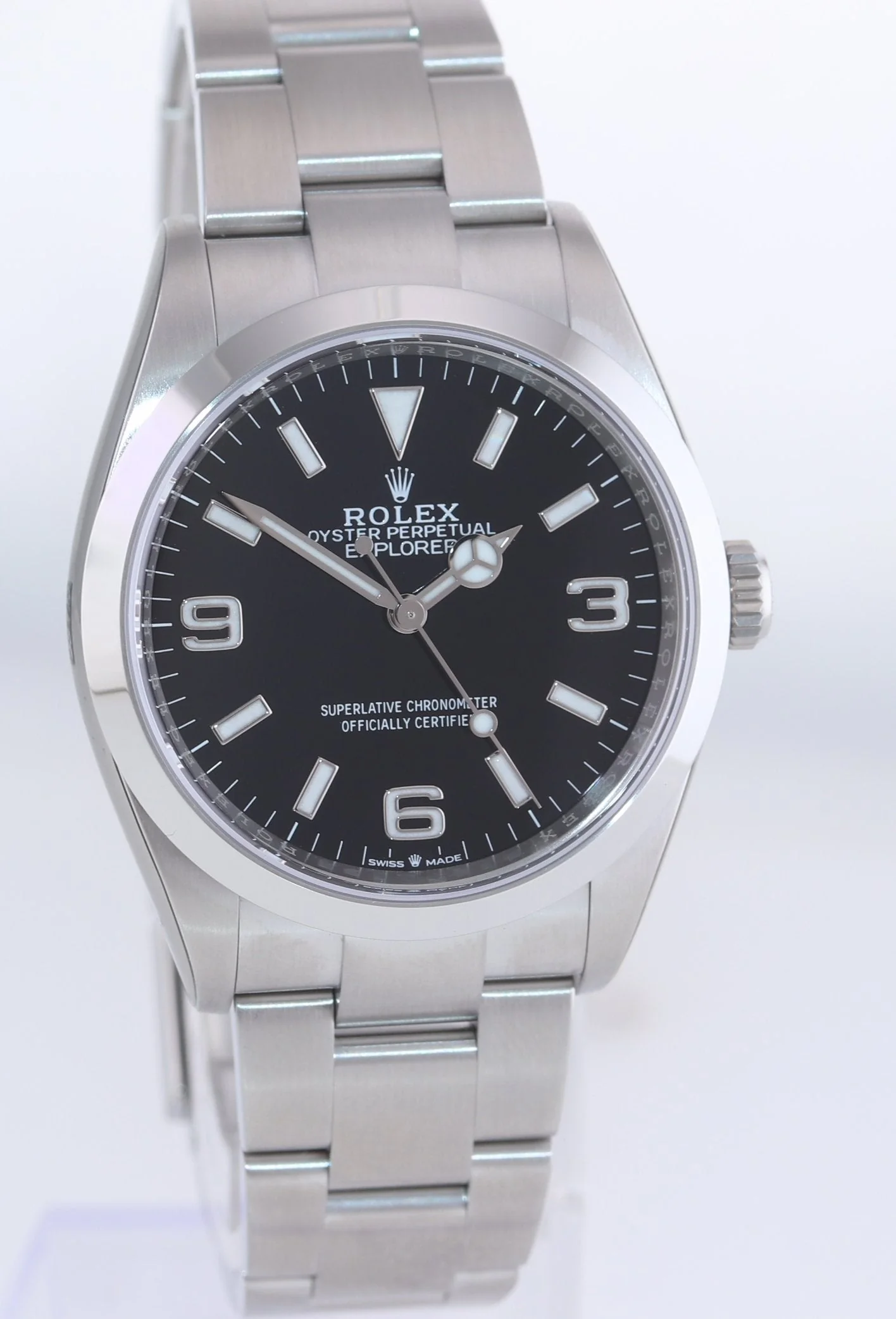 2022 NEW PAPERS Rolex Explorer Black Oyster Steel 36mm 124270 Watch Box - Image 3