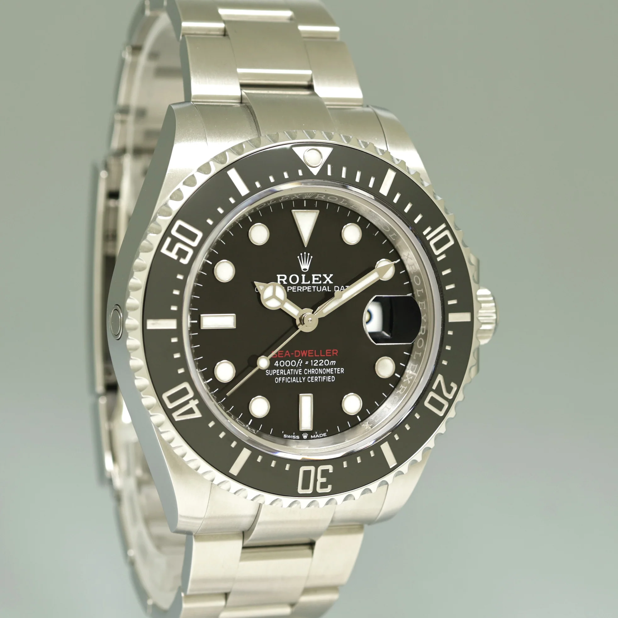 2022 MINT Rolex Red Seadweller SD43 126600 43mm Mark 2 Stainless Steel Watch Box - Image 3
