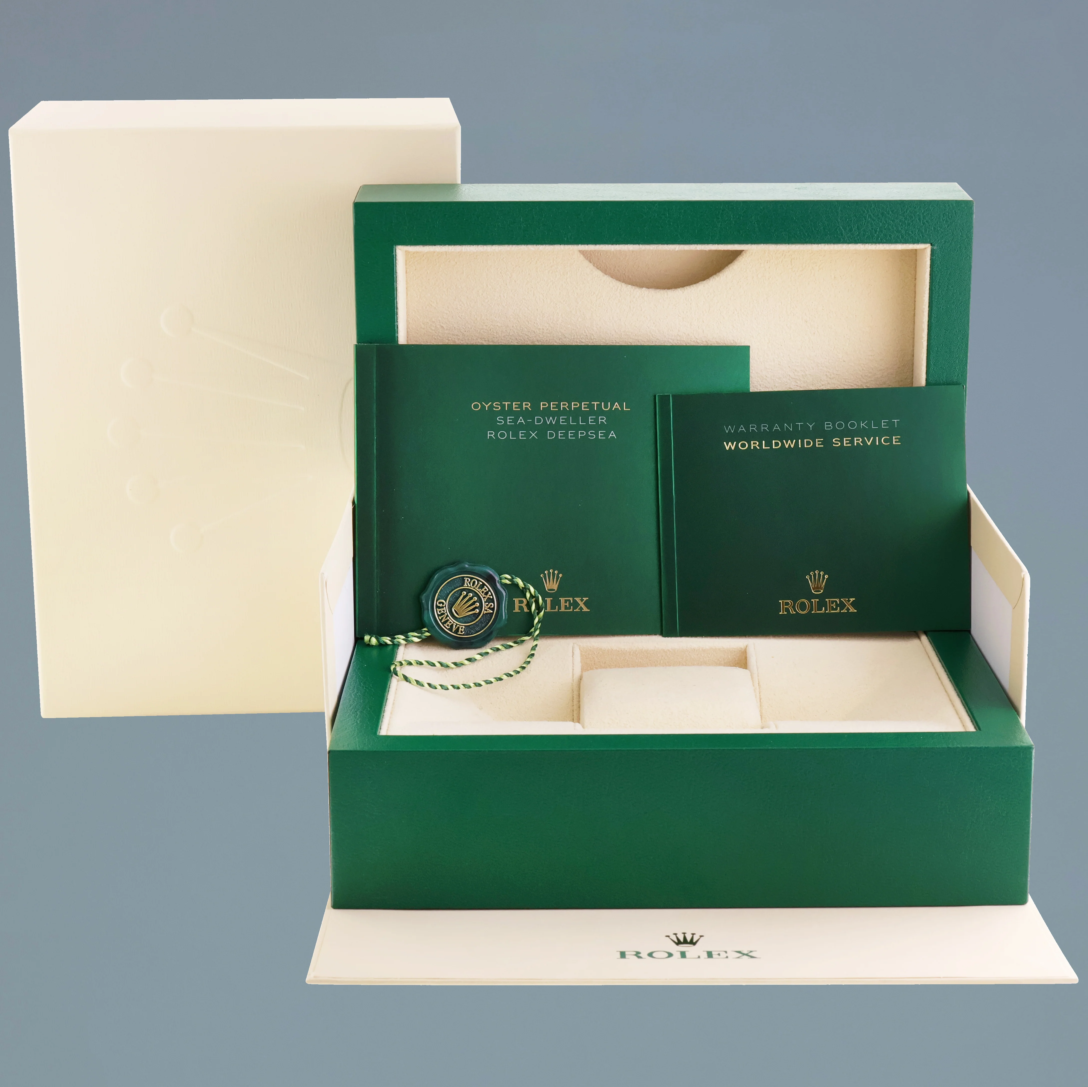 2022 MINT Rolex Red Seadweller SD43 126600 43mm Mark 2 Stainless Steel Watch Box - Image 7