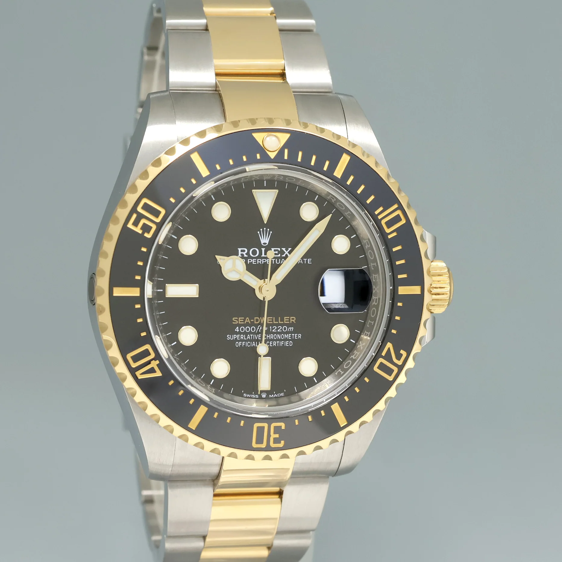 2023 NEW PAPERS Rolex 126603 Sea-Dweller 43mm Two-Tone Yellow Gold Steel Watch Box - Image 3
