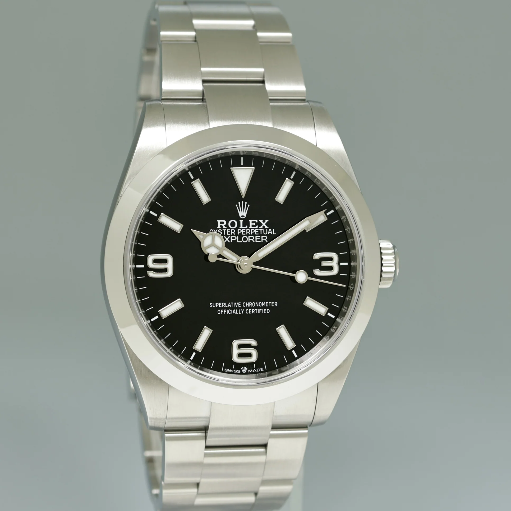 2024 NEW PAPERS Rolex 224270 Explorer Black Arabic Dial Steel 40mm Oyster Watch Box - Image 3