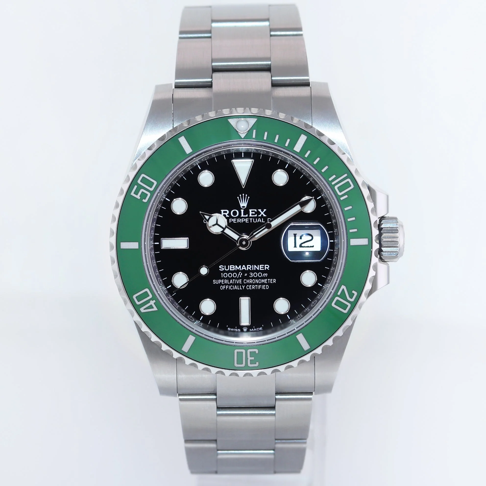 2024 NEW PAPERS Rolex Submariner 41mm GREEN KERMIT MK2 126610LV Watch Box - Image 2