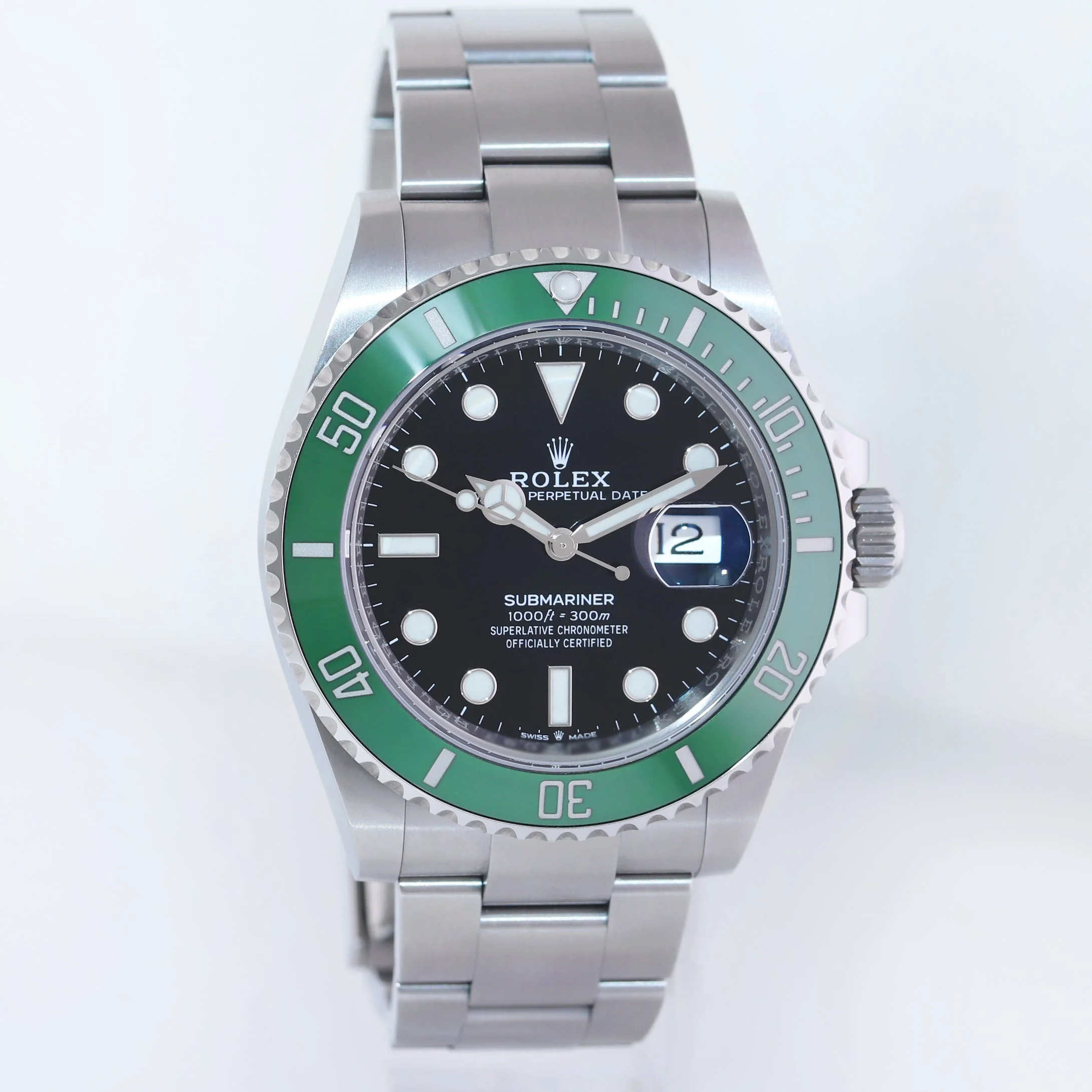2024 NEW PAPERS Rolex Submariner 41mm GREEN KERMIT MK2 126610LV Watch Box - Image 3