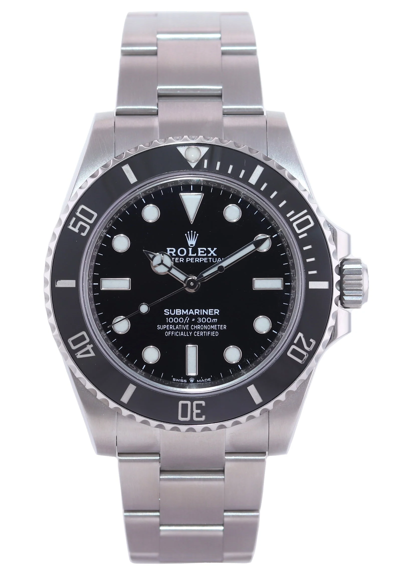 2025 NEW PAPERS Rolex Submariner 41mm Black Ceramic 124060LN No Date Watch Box - Image 2