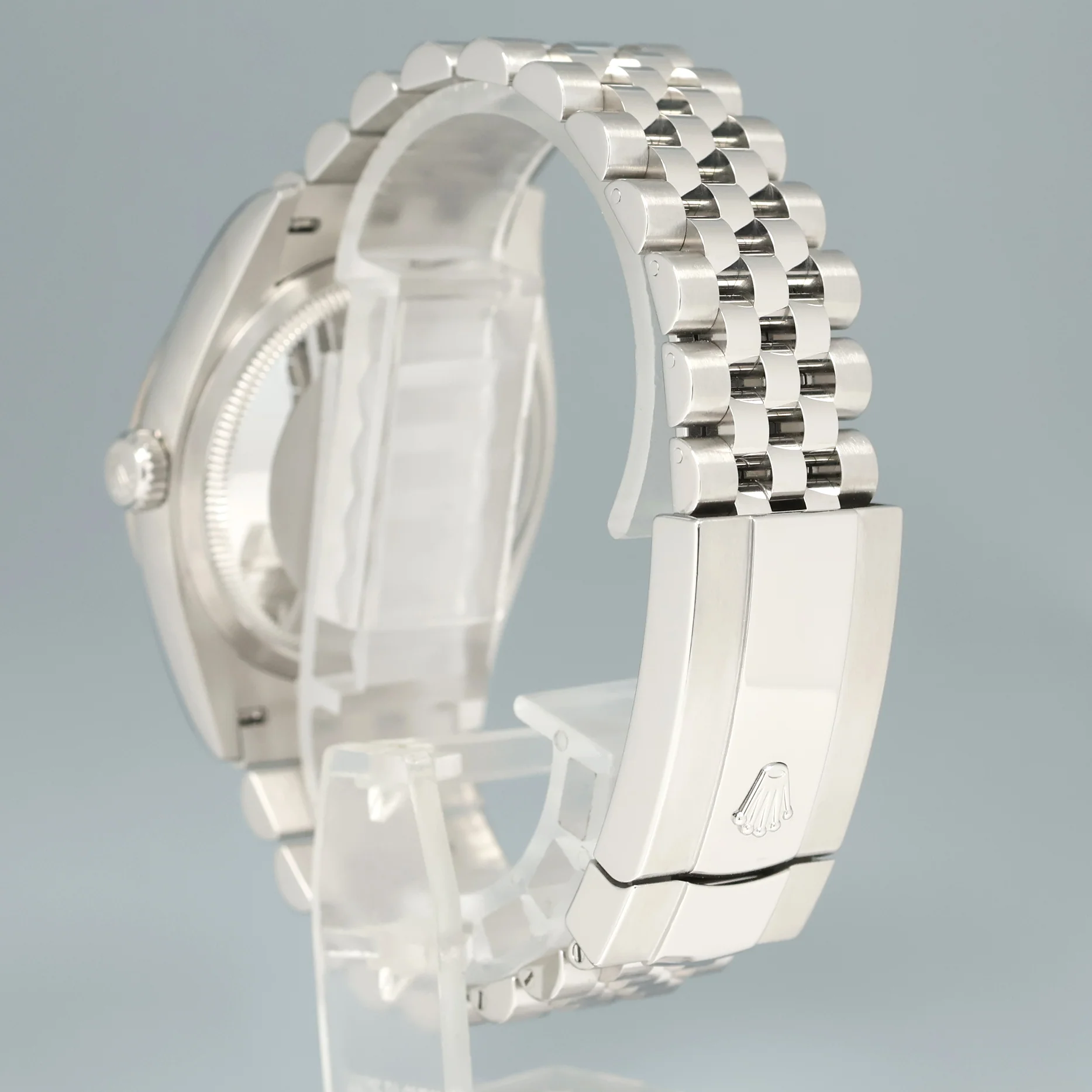 2026 NEW PAPERS Rolex DateJust 36mm Wimbledon Stick 126234 Steel Jubilee White Gold Watch - Image 4