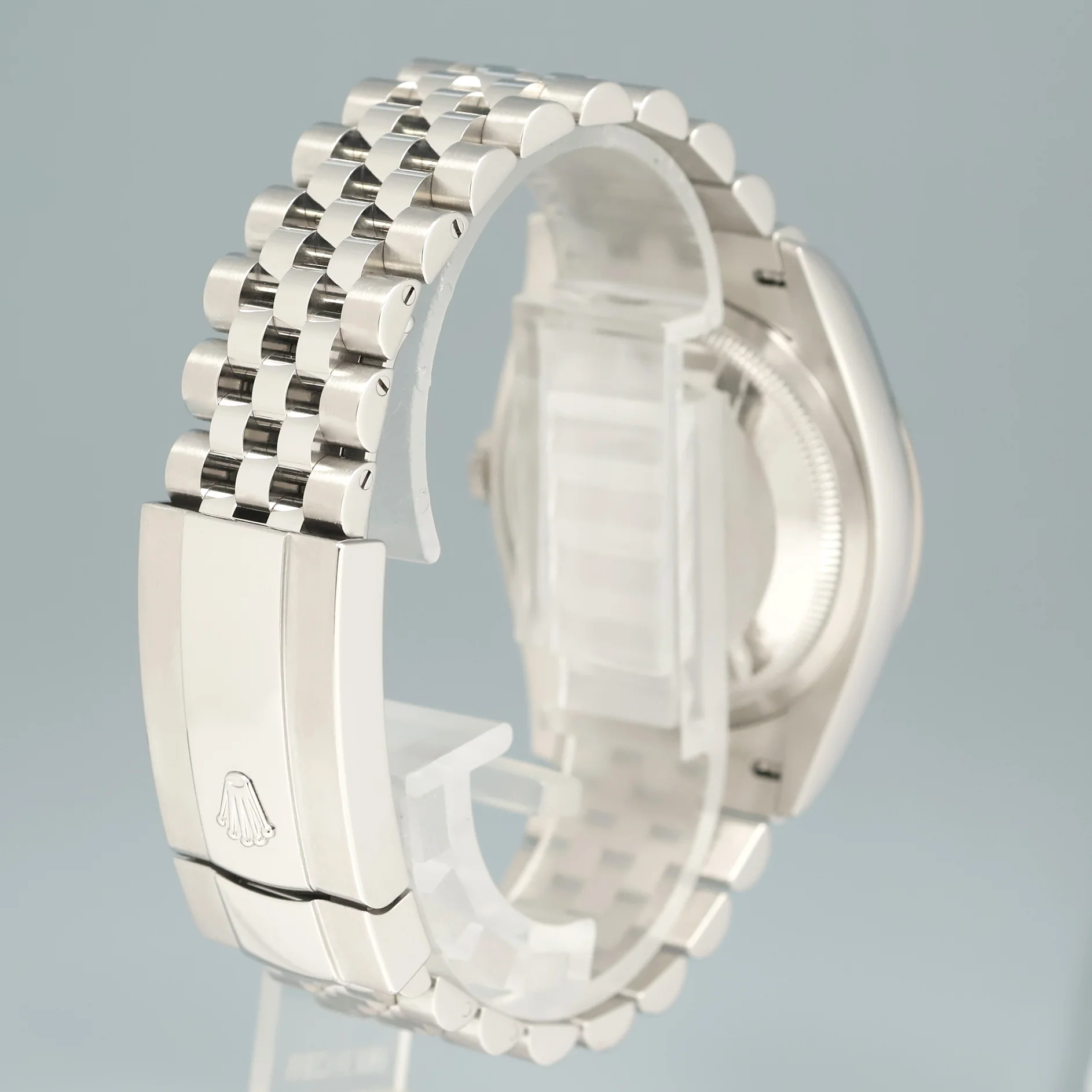 2026 NEW PAPERS Rolex DateJust 36mm Wimbledon Stick 126234 Steel Jubilee White Gold Watch - Image 6