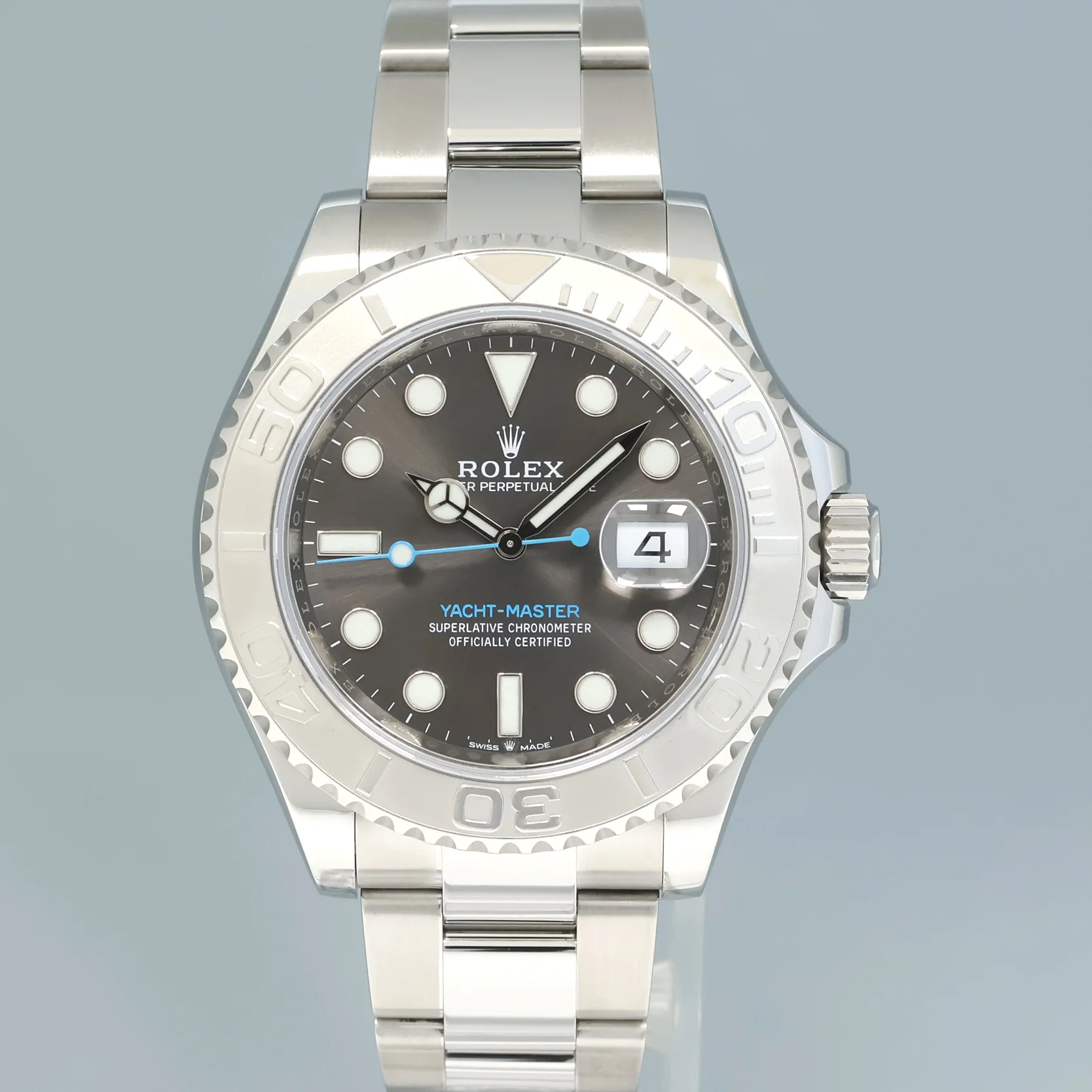 2022 MINT Rolex Yacht-Master 40mm 126622 Stainless Steel Platinum Rhodium Watch Box - Image 2