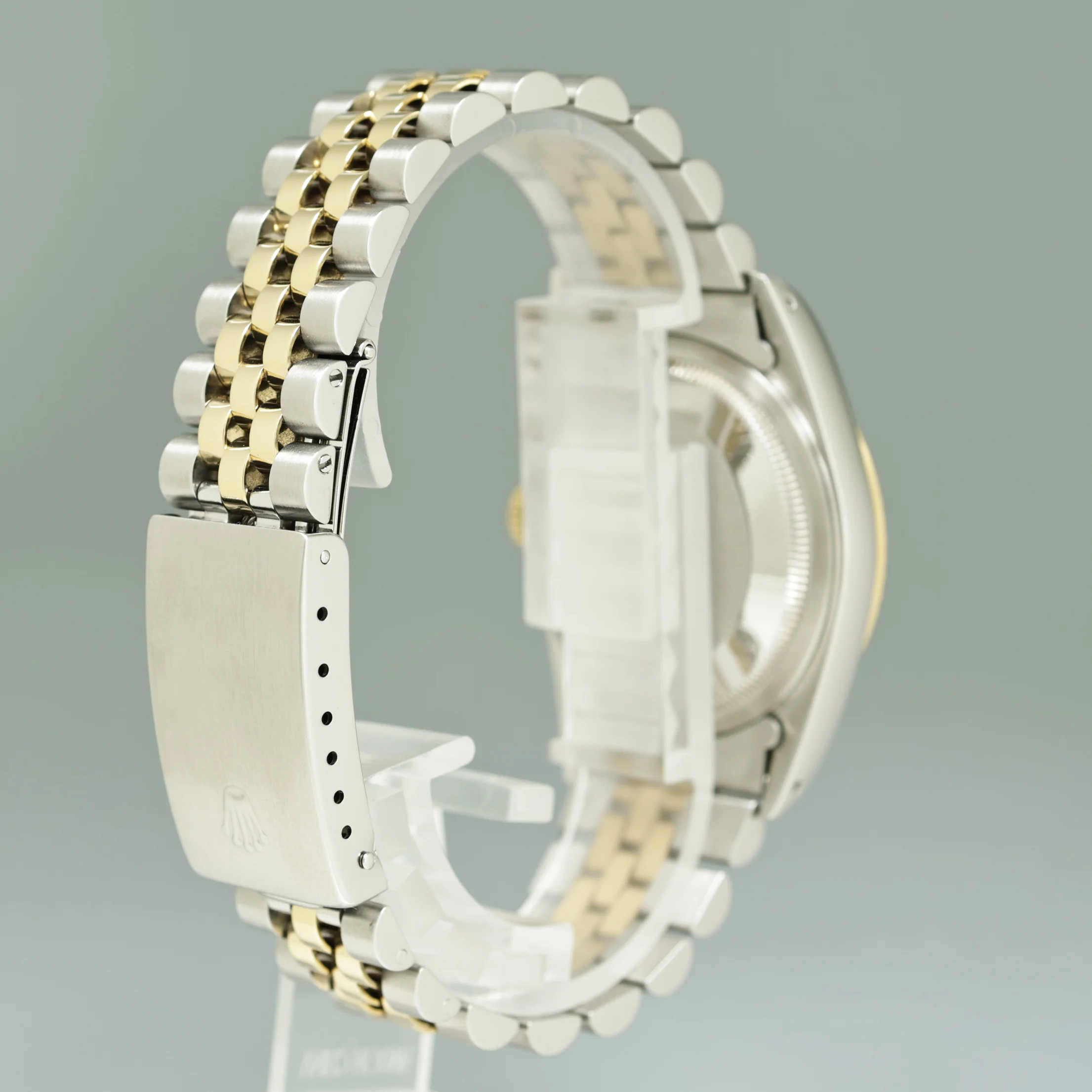 DIAMOND Pearl Rolex DateJust 16233 Two-Tone Yellow Gold Jubilee Watch Box - Image 6