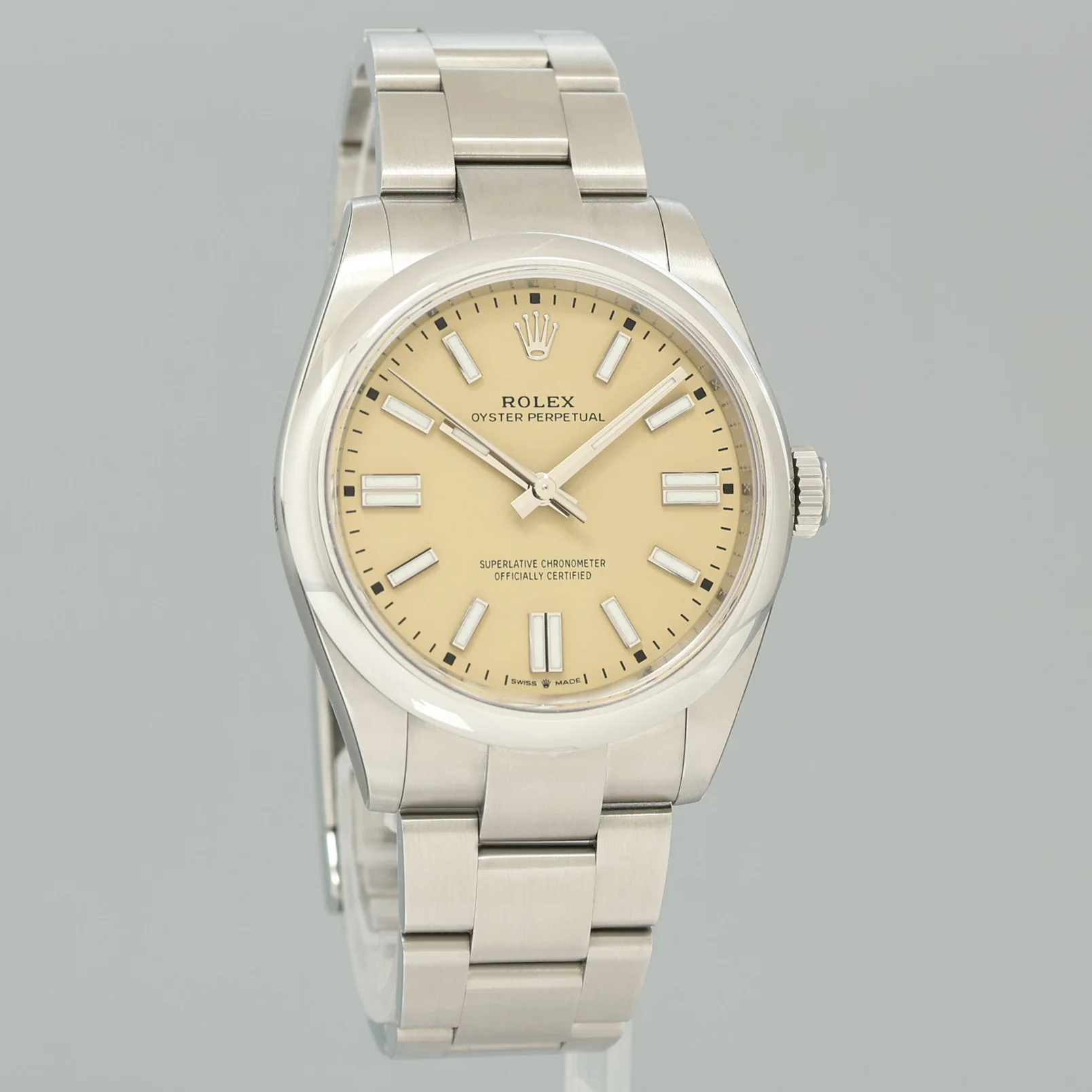 FEB 2026 NEW PAPERS Rolex Oyster 134300 Perpetual 41mm Beige Watch Box - Image 3