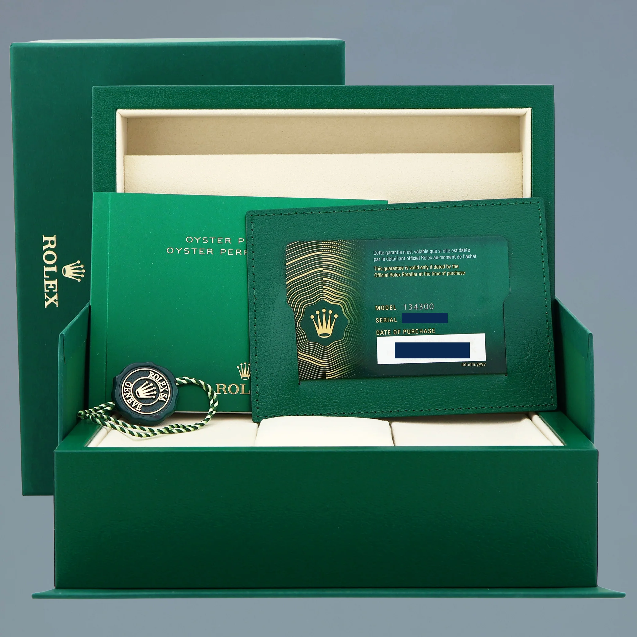 FEB 2026 NEW PAPERS Rolex Oyster 134300 Perpetual 41mm Beige Watch Box - Image 8