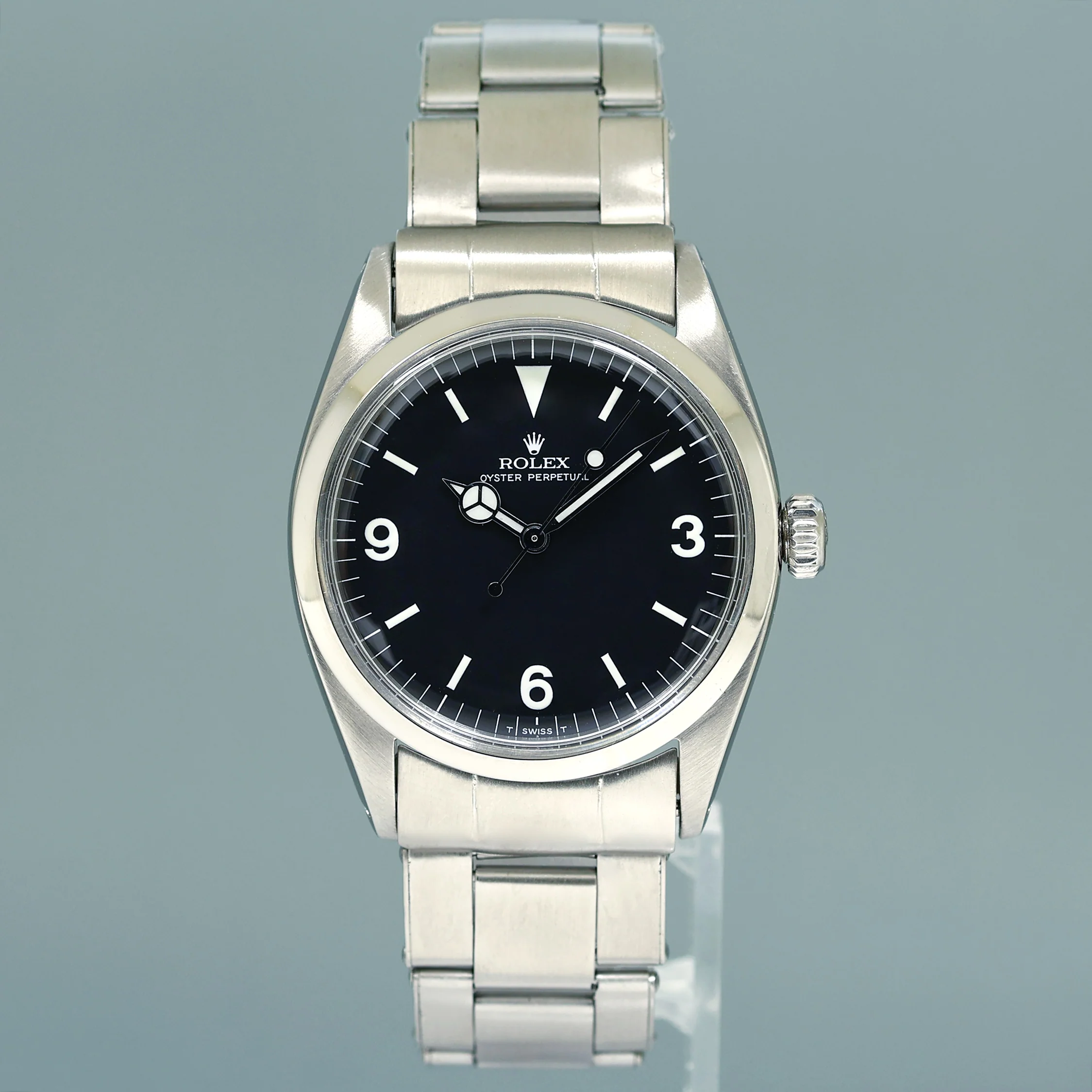Rolex Oyster Perpetual Explorer 5504 Black Matte Steel 36mm Watch - Image 2