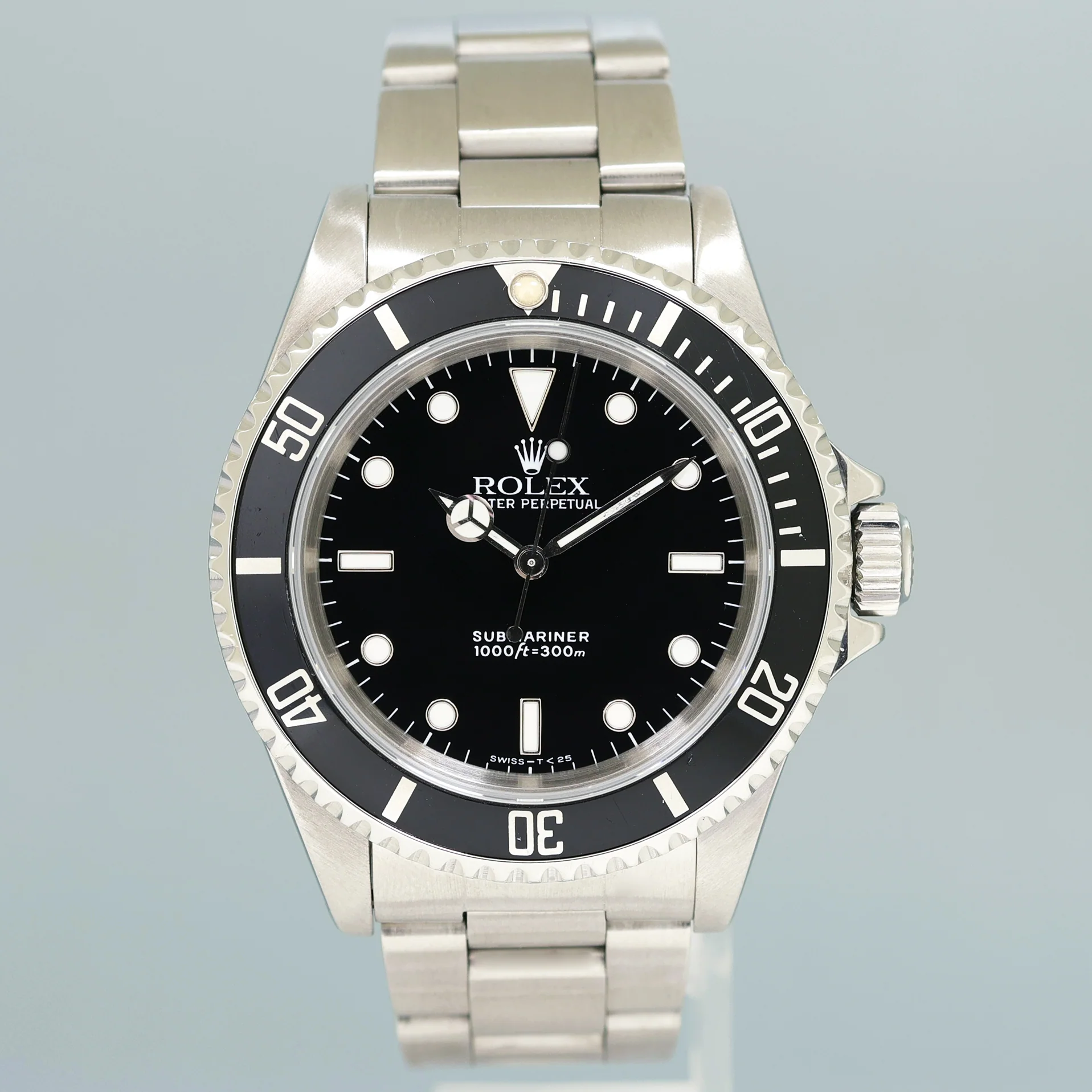 MINT 1997 Rolex Submariner No-Date 2 Line Tritium Dial 14060 Steel Black 40mm Watch Box - Image 2