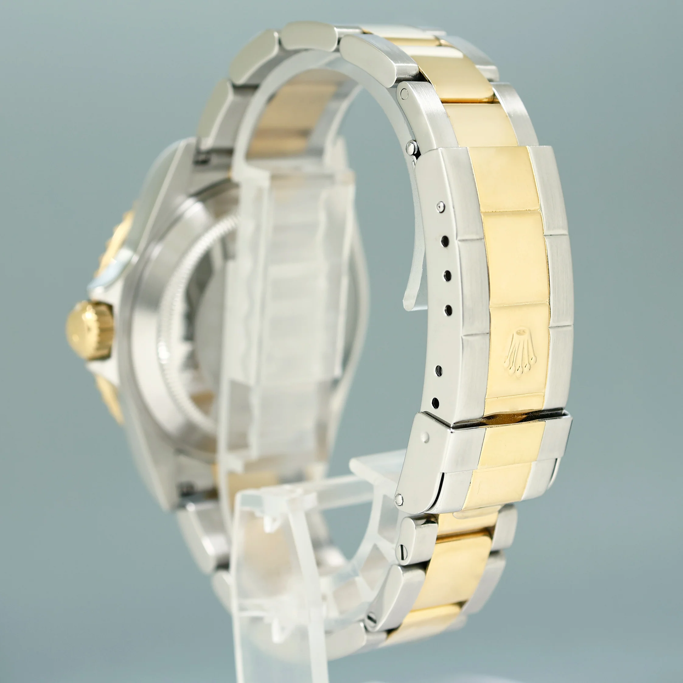 MINT 2007 Rolex Submariner 16613 LB Gold Steel Two Tone Gold 40mm Sunburst Blue Watch - Image 4