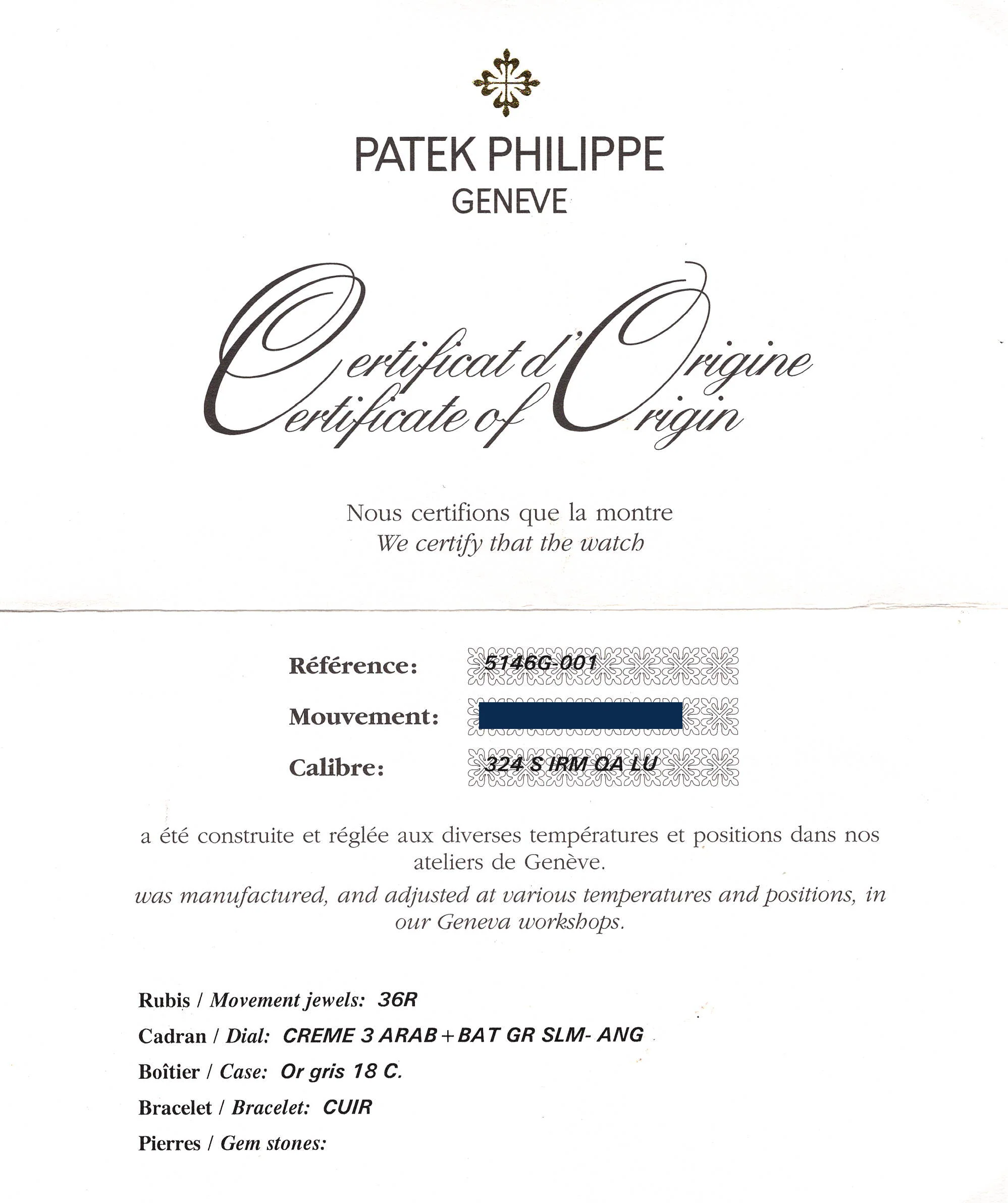 MINT 2013 PAPERS 5146G Patek Philippe White Gold Ivory Dial Annual Calendar 39mm Moon Watch - Image 8