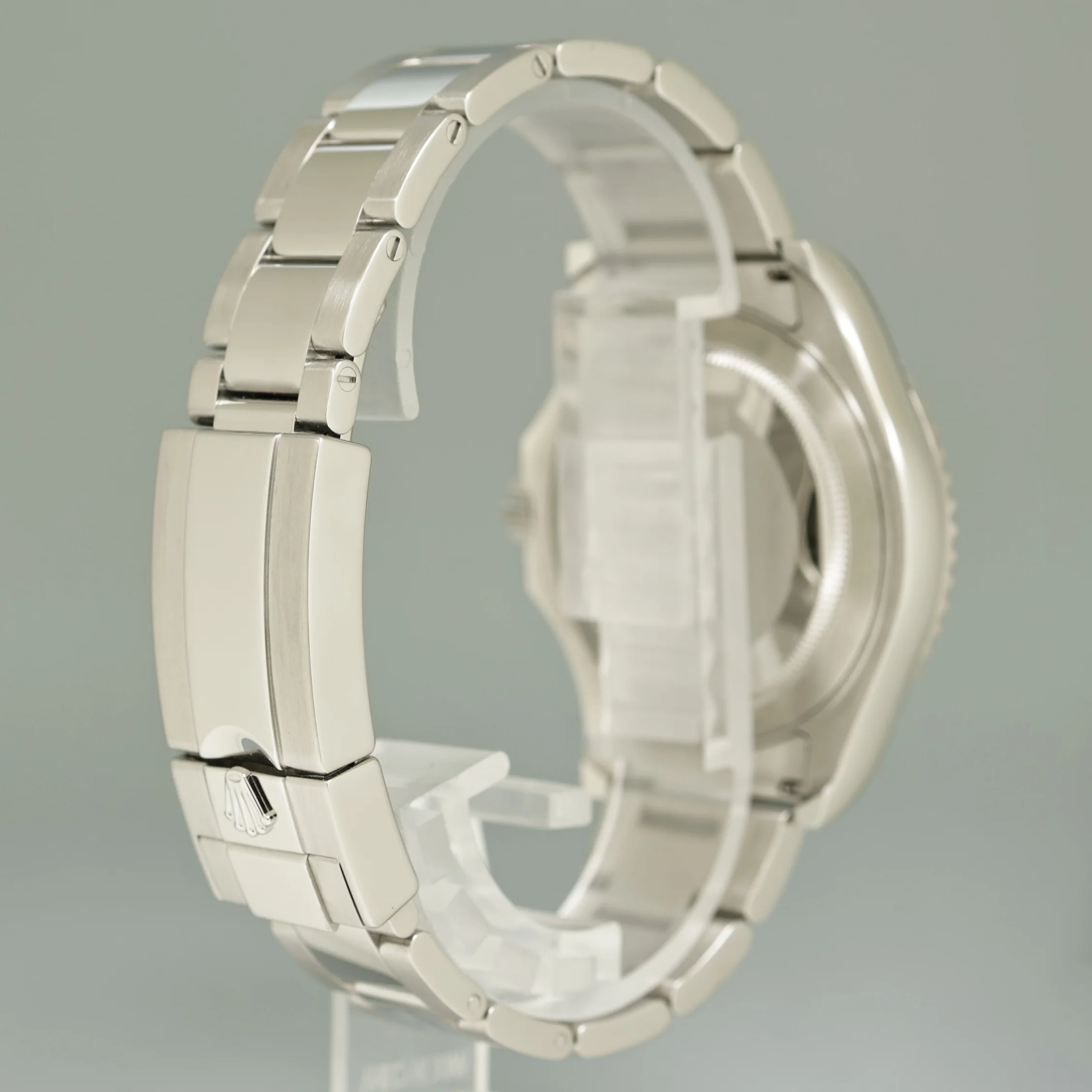 MINT 2014 PAPERS Rolex Yacht-Master 116622 Platinum Dial Steel 40mm Watch Box - Image 6