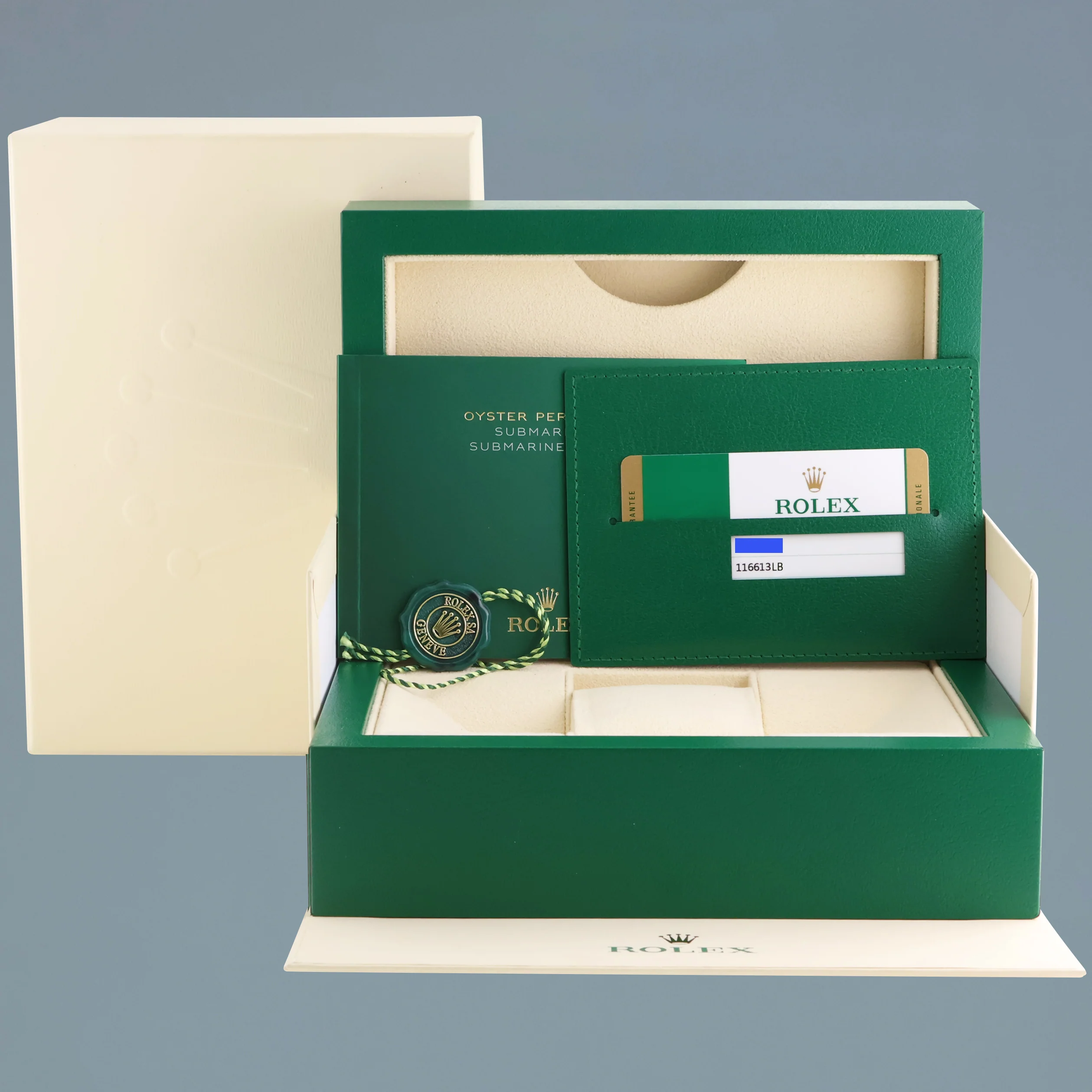 MINT 2017 PAPERS Rolex Submariner Blue Ceramic 116613LB Two Tone Yellow Gold Watch - Image 7