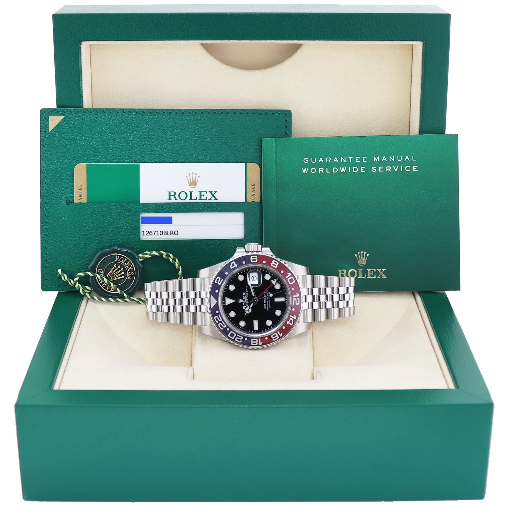 MINT 2019 PAPERS Rolex GMT Master II PEPSI Red Blue Jubilee Ceramic 126710 BLRO Watch - Image 8