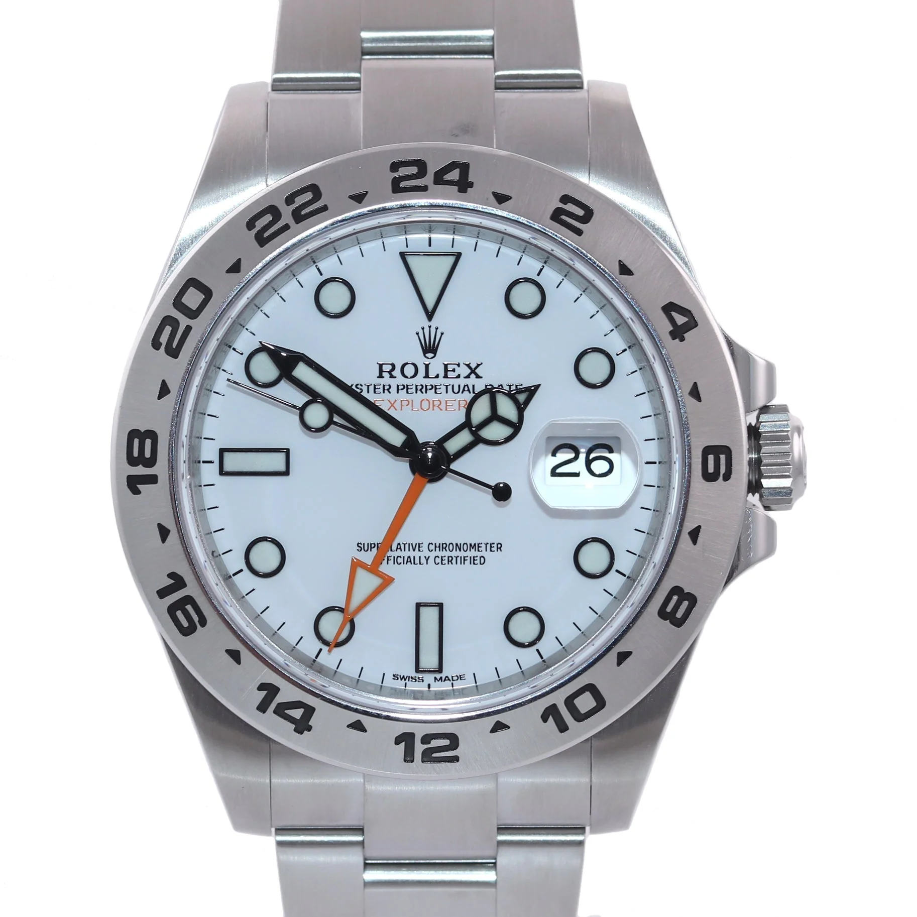 MINT 2019 PAPERS Rolex Explorer II 42mm 216570 Polar White Dial Steel Watch Box - Image 2