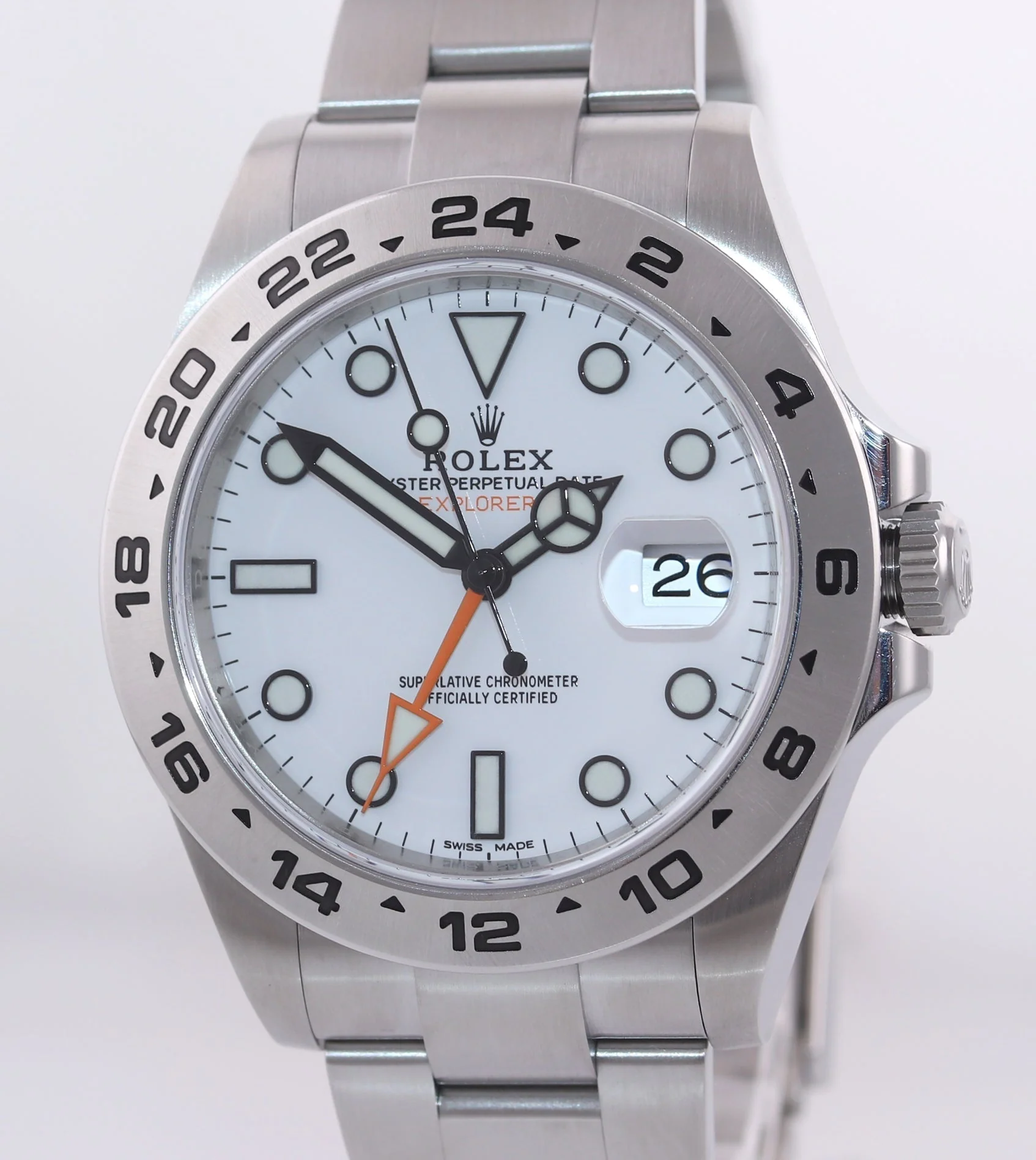 MINT 2019 PAPERS Rolex Explorer II 42mm 216570 Polar White Dial Steel Watch Box - Image 3