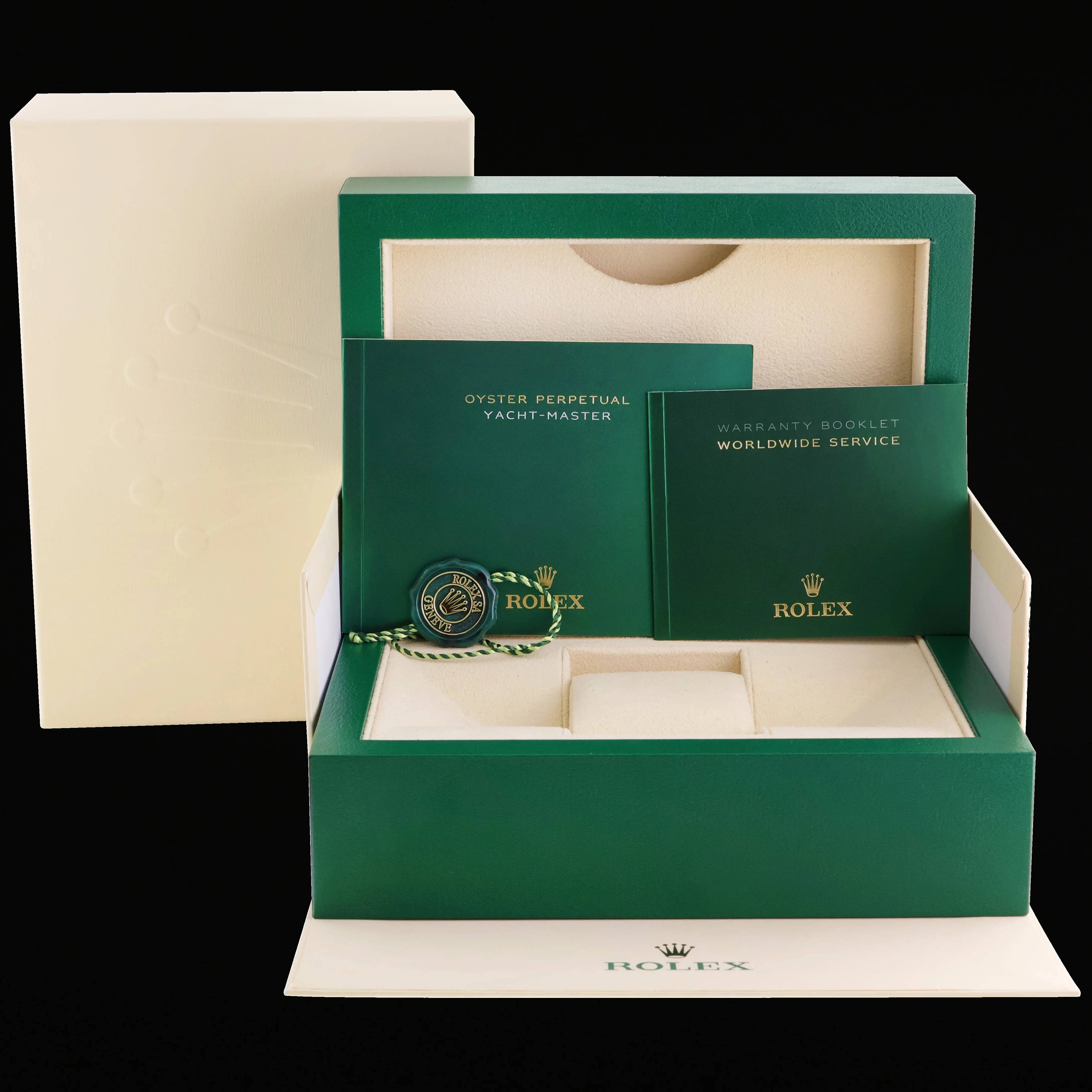 MINT 2021 Rolex Yacht-Master 226659 White Gold 42mm Oysterflex Rubber Watch Box - Image 7