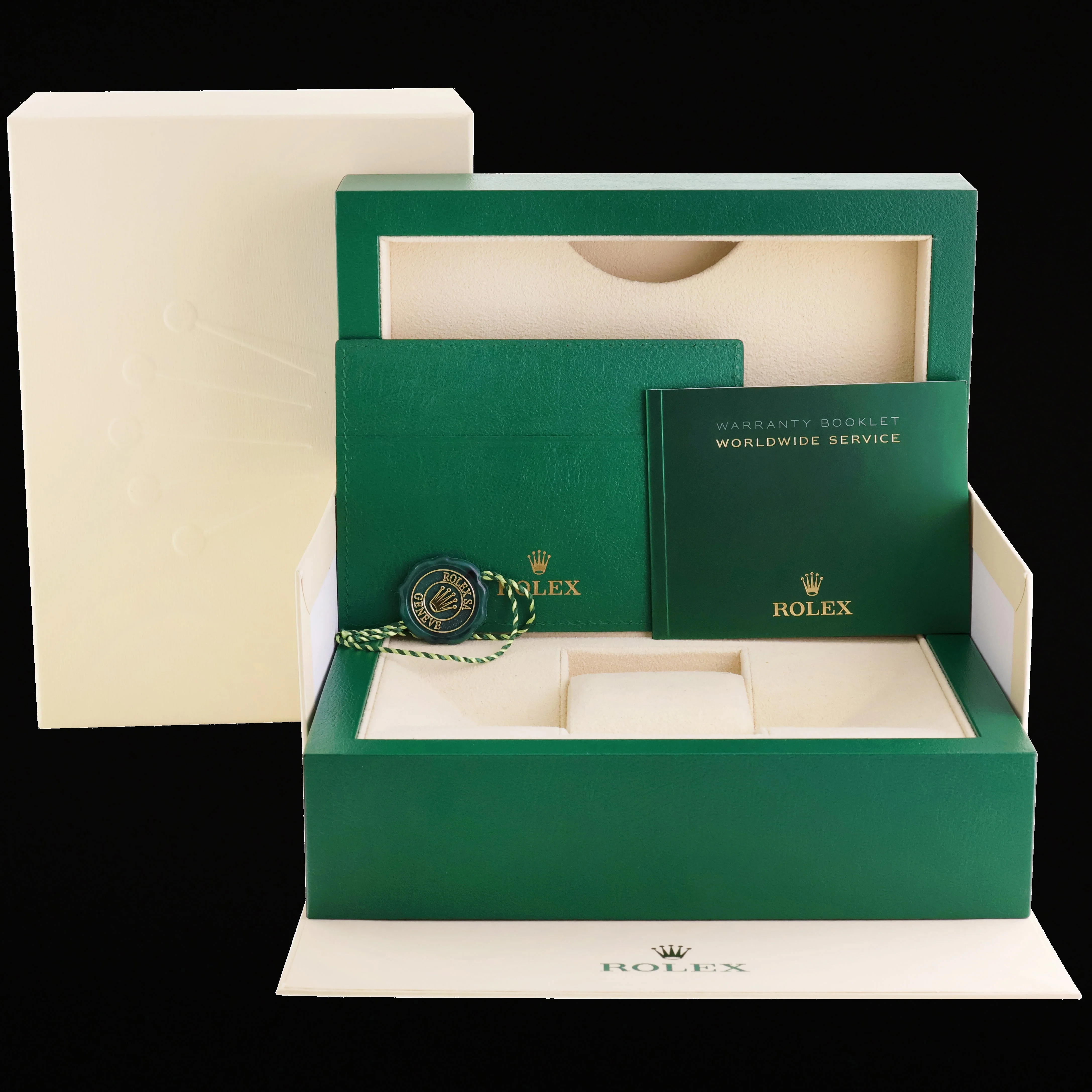 MINT 2023 MERCEDES HANDS Rolex Yacht-Master 2 Yellow Gold 44mm 116688 Watch Box - Image 7
