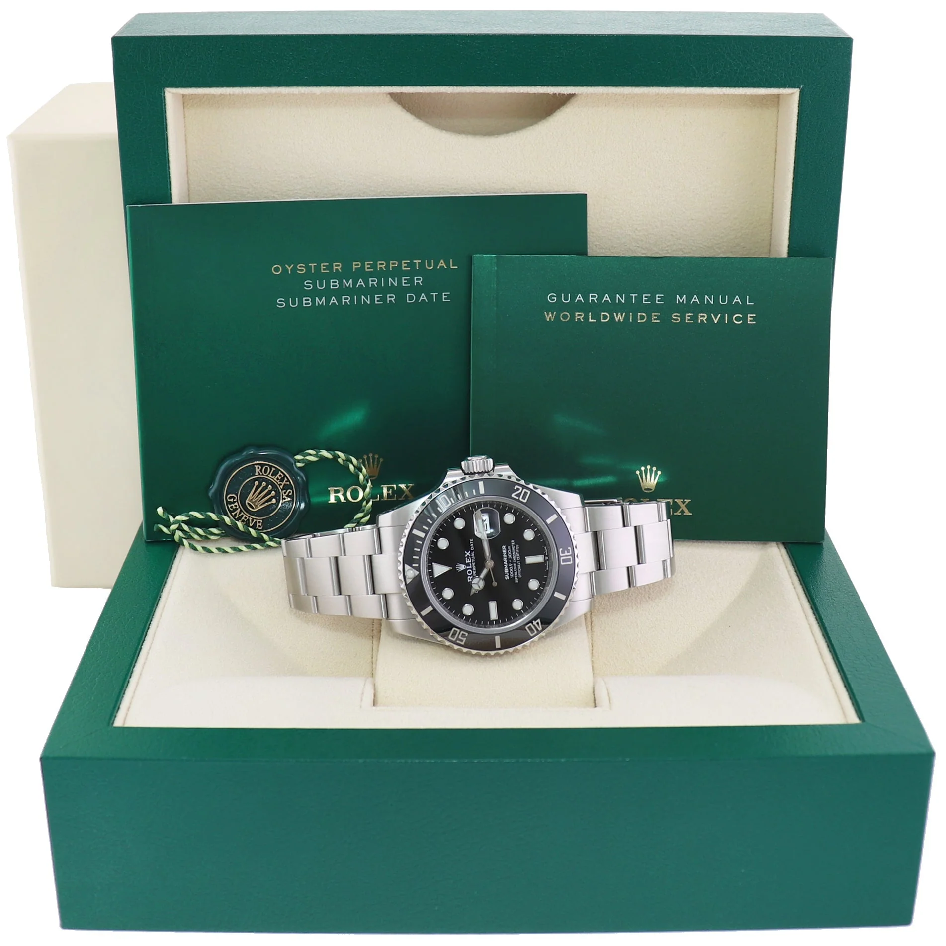 MINT 2022 Rolex Submariner 41mm Black Ceramic Stainless Steel 126610LN Watch Box - Image 8